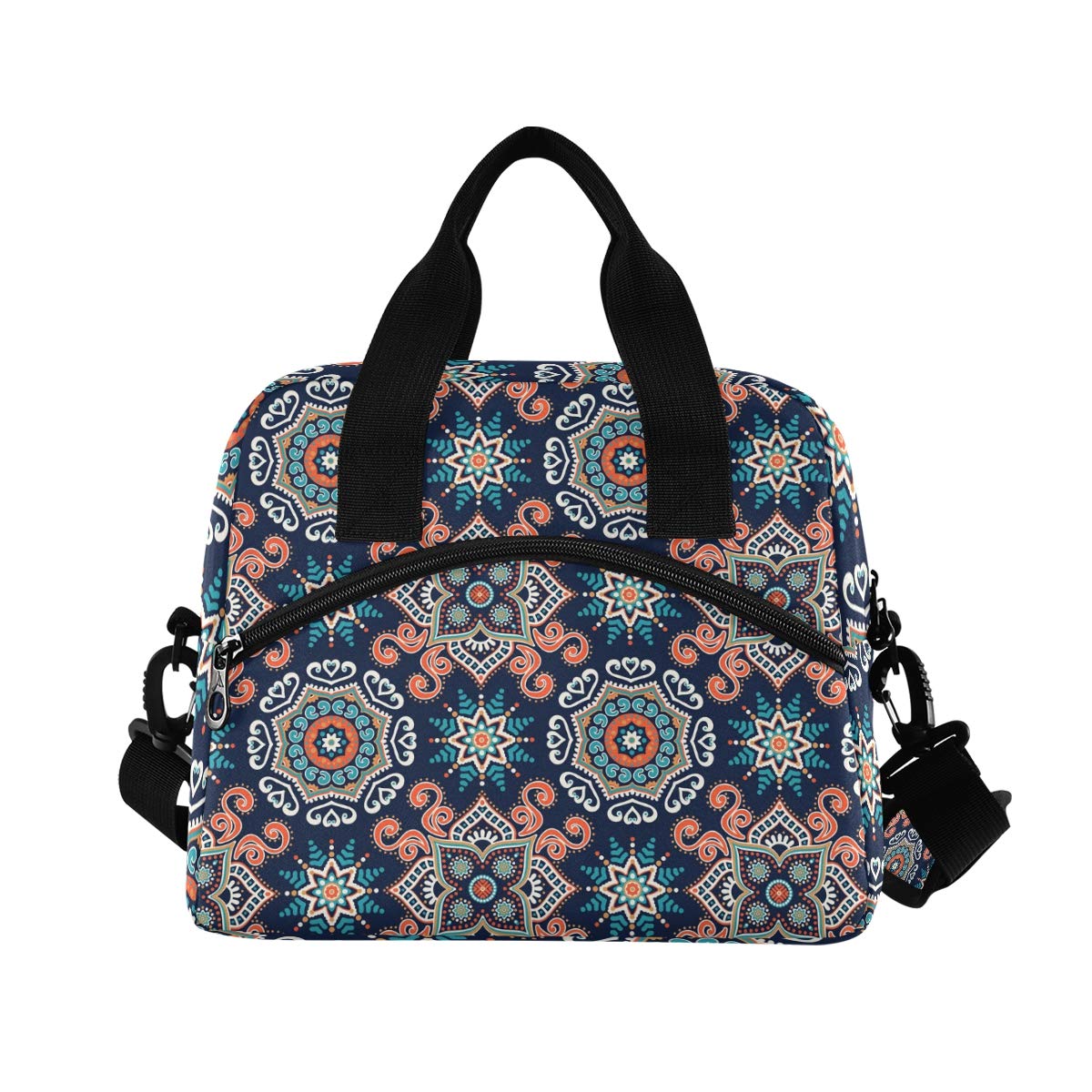 Husky Boho Insulated Lunch Bag - Durable Cooler Lunch Box for Women, Picnic, Work & Outdoor Activities - Stylish & Reusable Lunch Tote with Unique Pattern 2040227