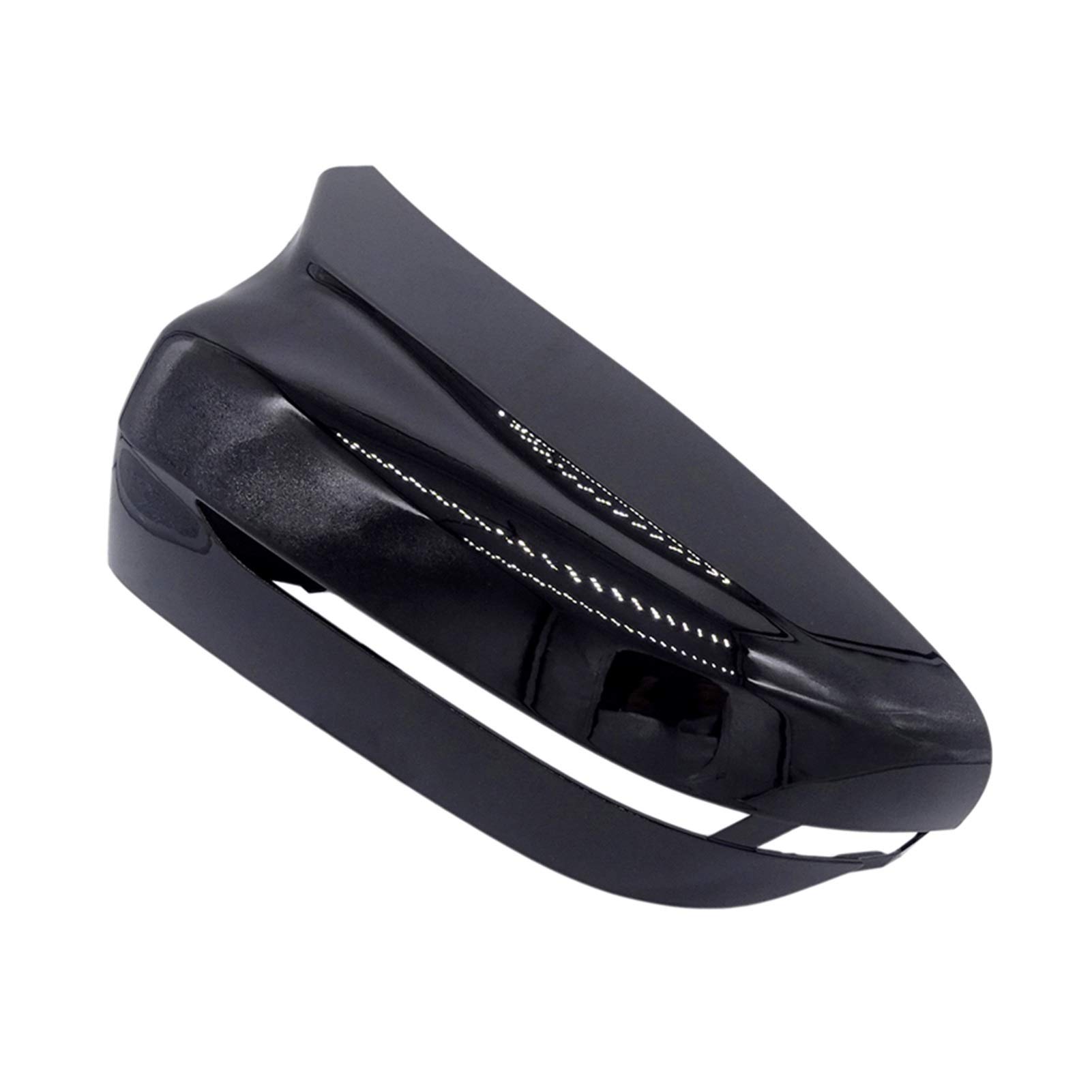 BMW 3 Series 5-G20 2019 Side Mirror Cover - ABS Plastic Piano Black Replacement Rearview Mirror Shell Protector - Perfect Fit for Car Exterior Protection & Style Upgrade - Ideal for Daily Commute, Road Trips and Vehicle Customization