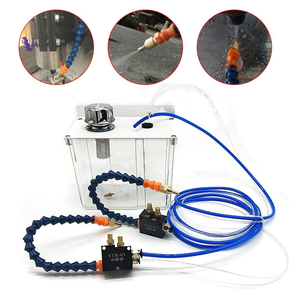 TBVECHI YS-BPV-3000 High Precision Cooling Spray Pump for Metal Cutting - High Gloss Finish Machine Tool Coolant Spray (Ideal for CNC Machining, Metalworking & Industrial Applications)