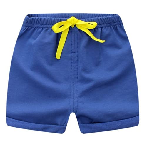 Boys Girls Cotton Shorts 3 Pack - Summer Active Shorts for Toddlers Playtime