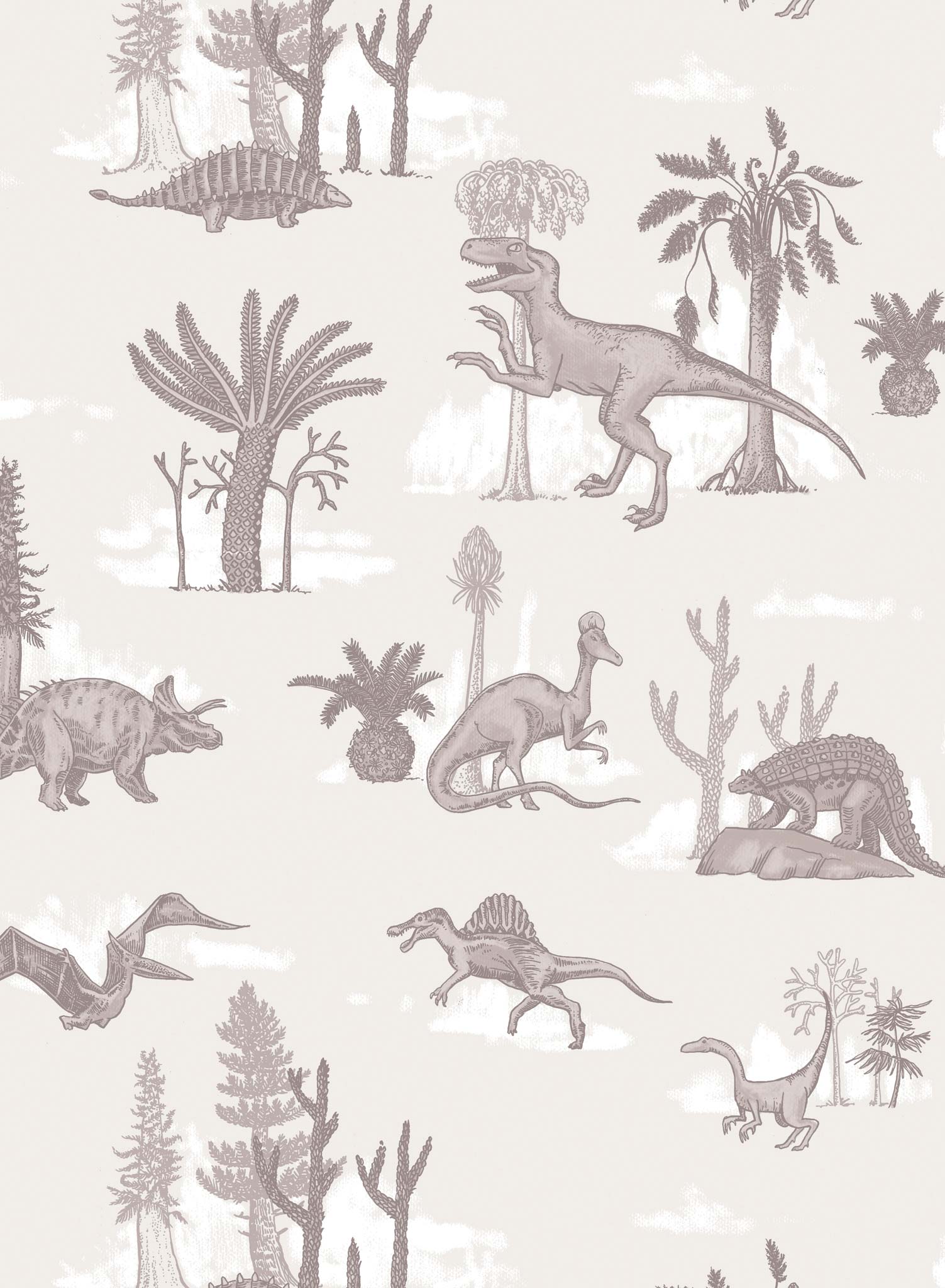 Jurassic Dinosaur Wallpaper - High-Quality Peel and Stick Removable Wallpaper for Kids Room, Nursery, Dorm Decor - Perfect for Bedroom, Living Room & Home Office