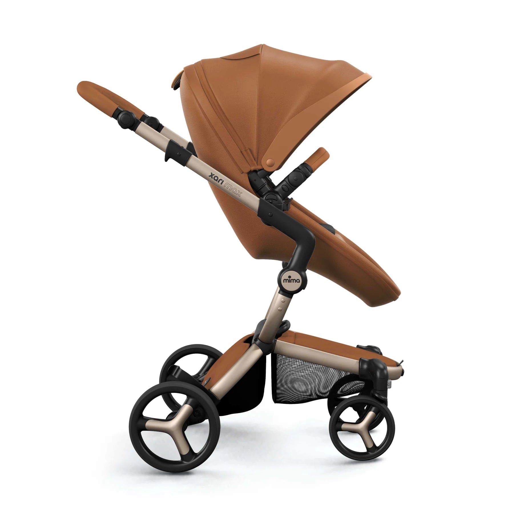 Mima Xari Max Stroller - Premium Baby Stroller with Adjustable Seat & Large Canopy | Perfect for Travel, Shopping & Daily Walks