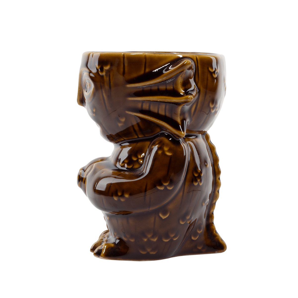 Innsmouth Creep Designer Series Tiki Mug - Primordial Brown Ceramic Cup | Horror-Themed Collectible for Home Bar, Halloween Party & Geek Decor