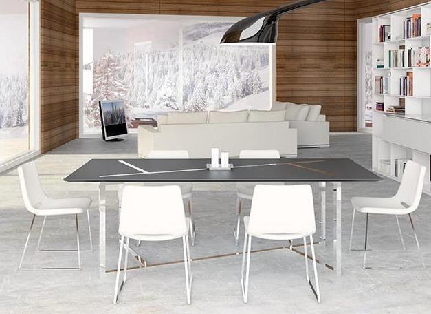 Mast Elements Agile Table - Modern Adjustable Height Folding Table for Home, Office & Outdoor Use - Perfect for Dining, Work & Camping