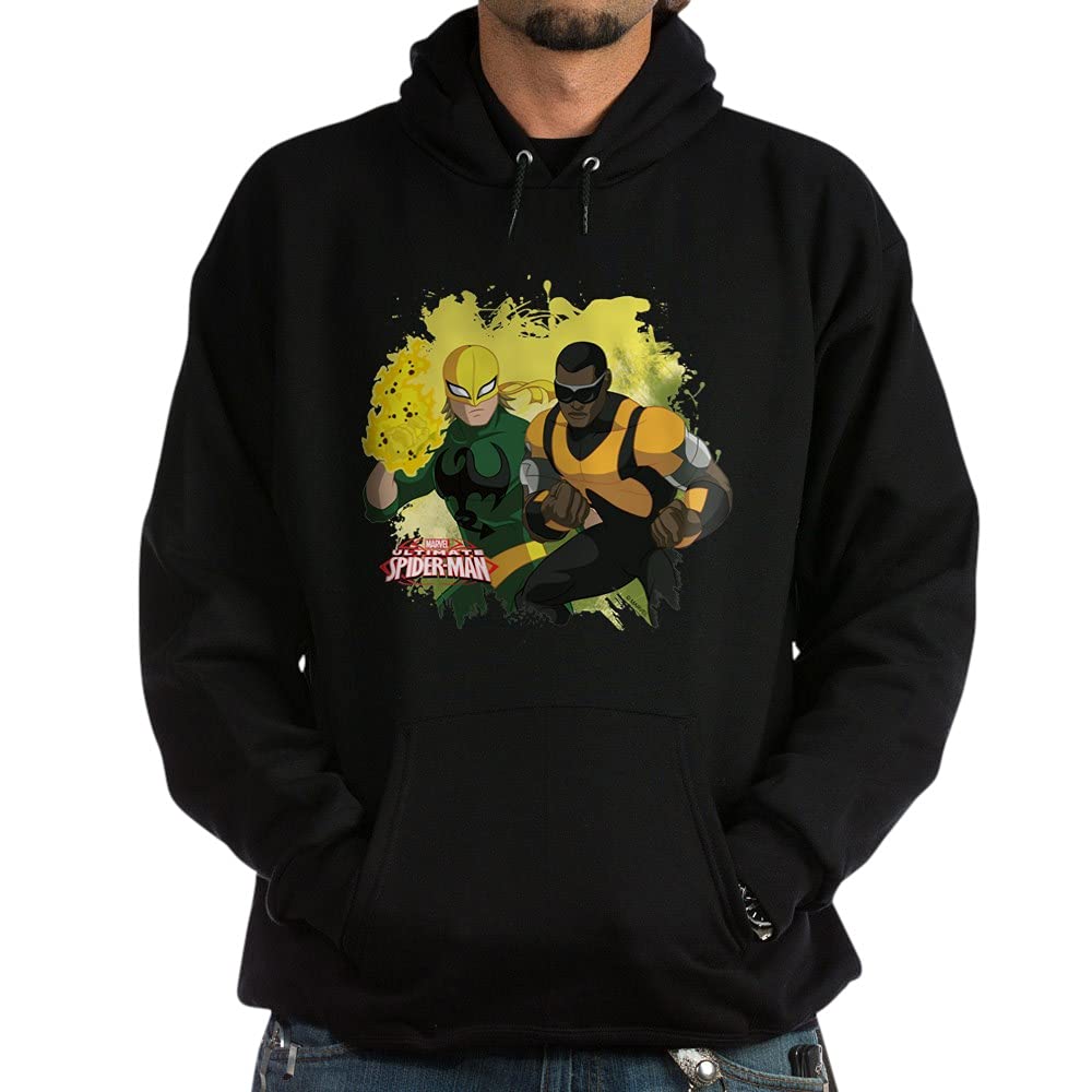 Iron Fist and Luke Cage Hoodie - Dark Marvel Comics Sweatshirt for Men & Women | Casual Wear, Cosplay, and Superhero Fan Gift