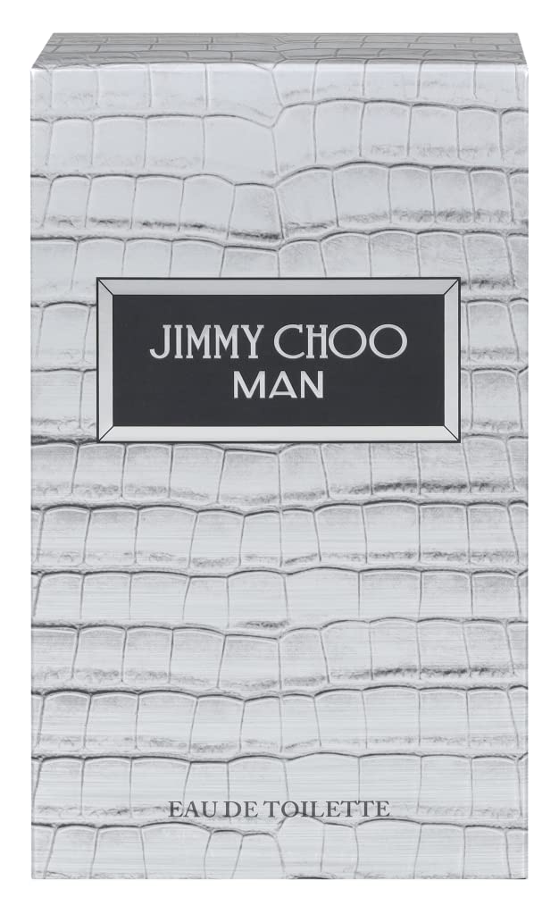 Jimmy Choo Man Eau de Toilette for Men - Long Lasting Cologne with Lavender, Pineapple Leaf & Patchouli Notes - Sweet Musky Fragrance - Perfect for Date Night, Office & Special Occasions