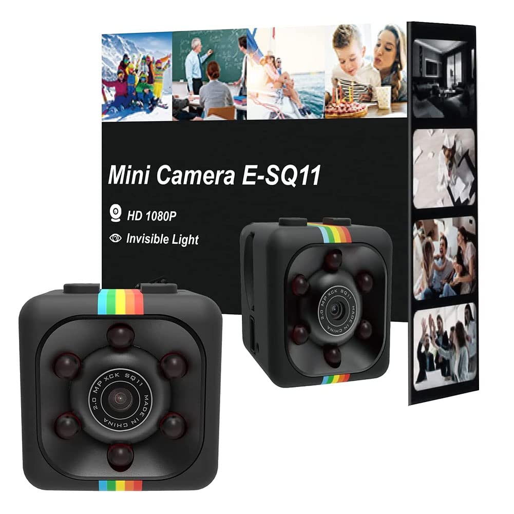 Ronlok Mini Hidden Camera Wireless 1080P HD - Portable Spy Camera with Motion Detection & Loop Recording - Ideal for Home Security, Office Monitoring, and Nanny Cam Use