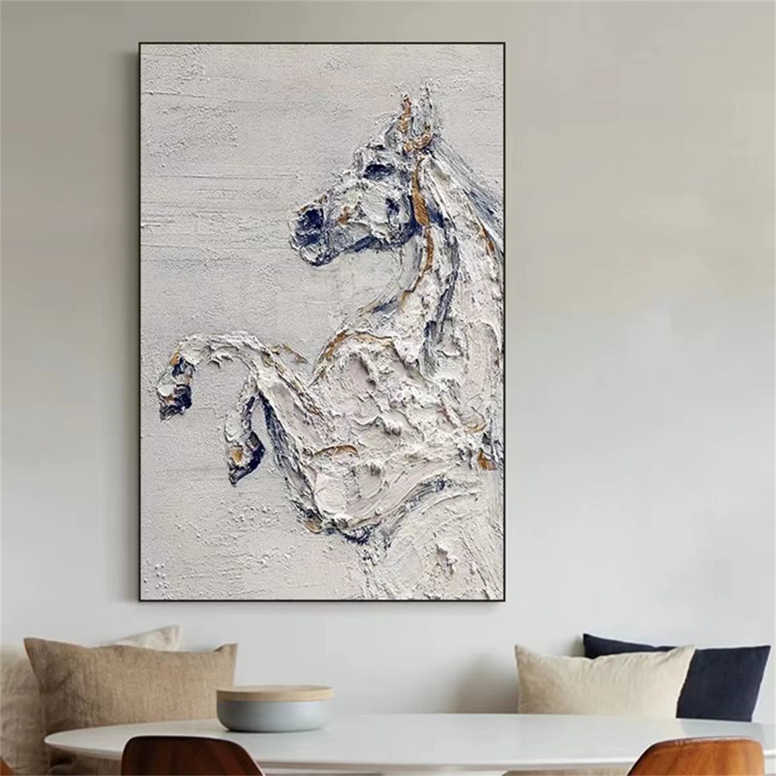 Animal Art Painting #AP042 - Handmade Wildlife Canvas Art for Home & Office Decor | Perfect for Living Room, Bedroom, and Gift Giving