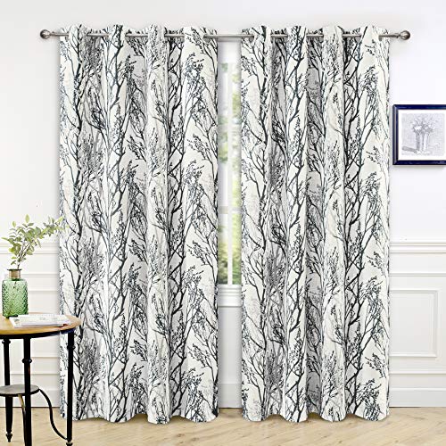 Tree Branch-2 Panel Linen Gray