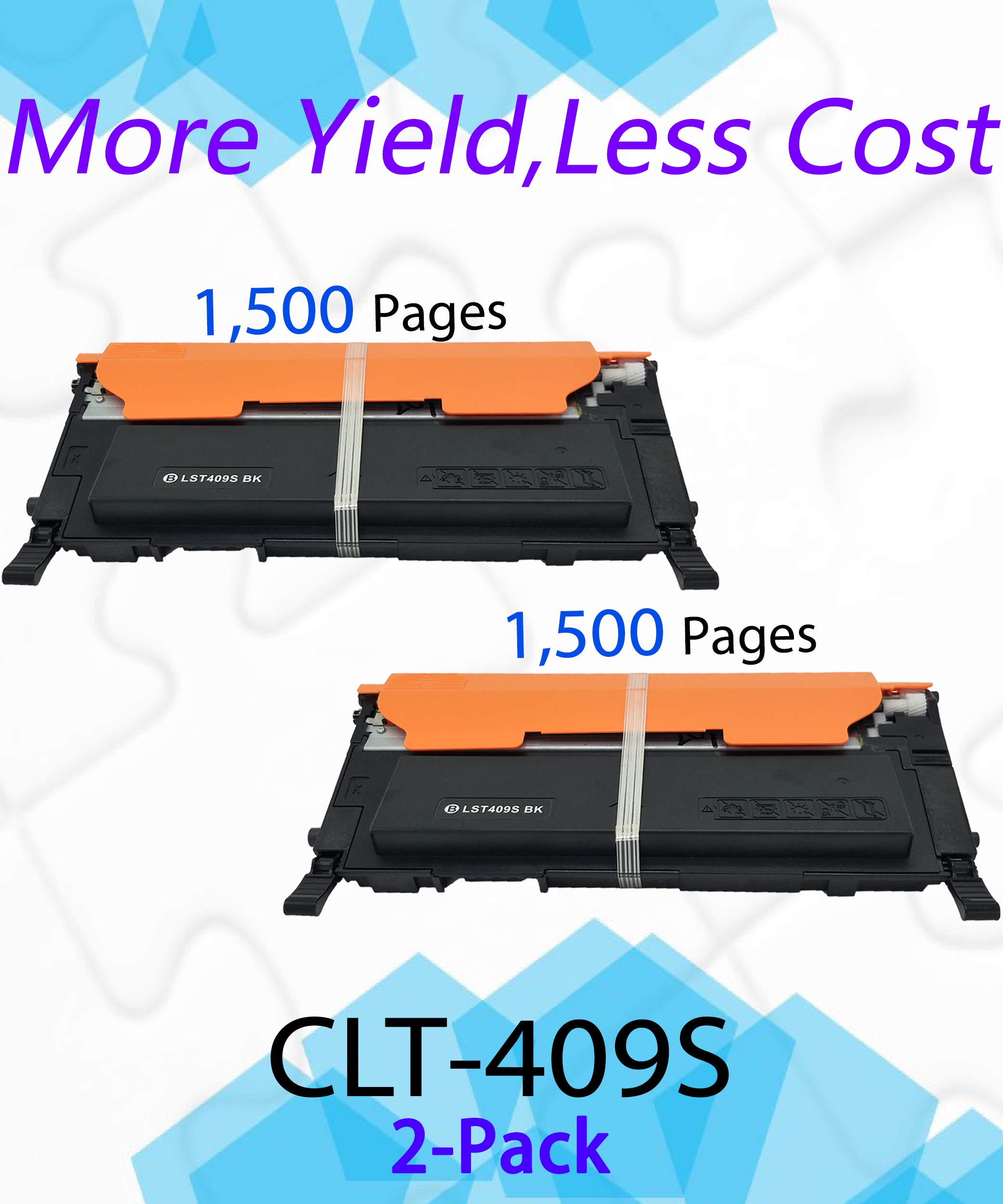 Samsung CLP-310 CLP-315 Toner Cartridge (2-Pack) - Home & Office Printing