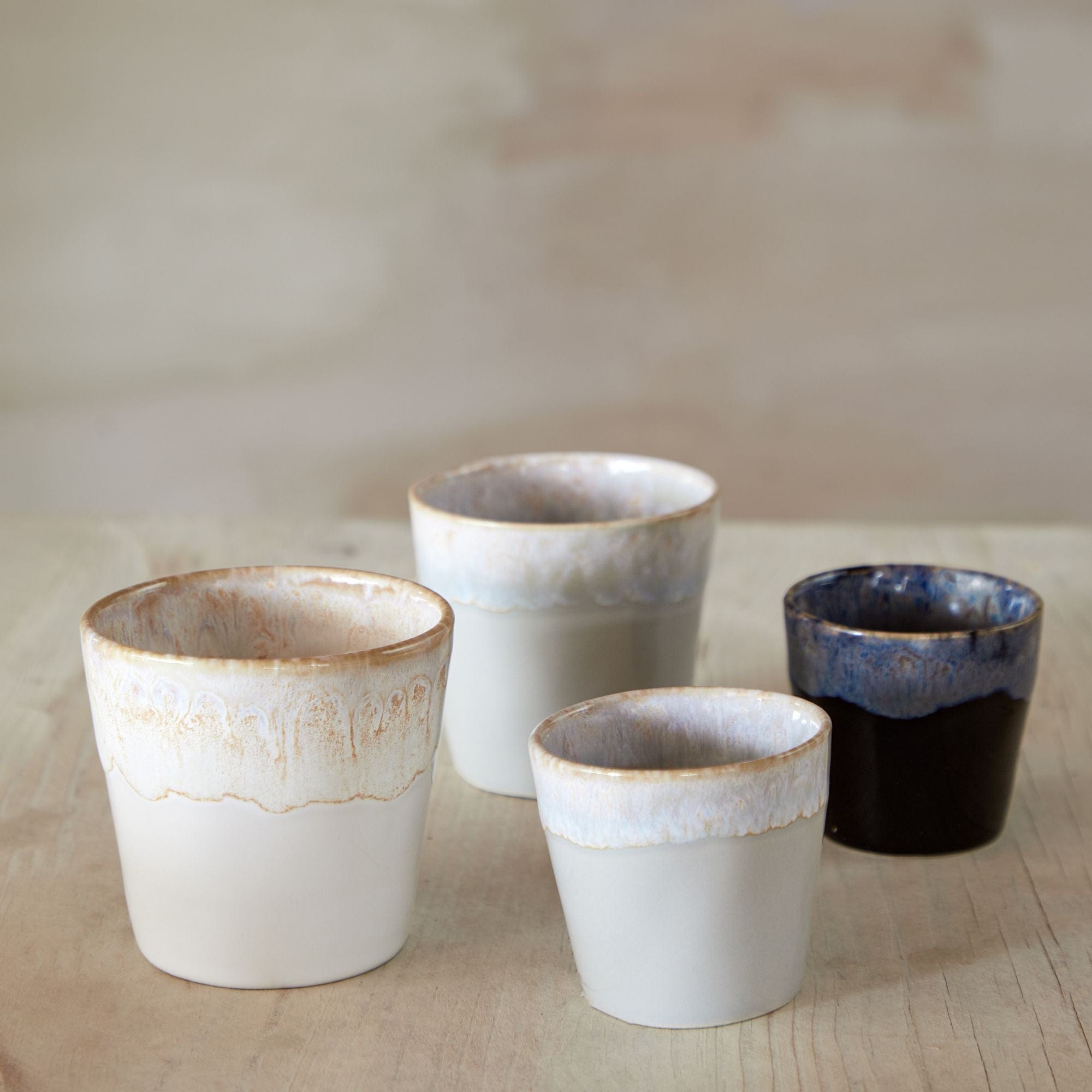Casafina Grepresso Handmade Fine Stoneware Lungo Cup - Premium Grey Coffee Cup for Espresso & Cappuccino - Perfect for Home, Office & Cafe Use