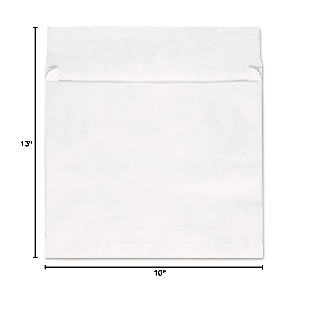Universal 19002 Tyvek Expansion Envelope 10x13 Inches - Durable White Mailing Envelopes (Box of 100) for Shipping, Documents & Legal Papers - Waterproof & Tear-Resistant