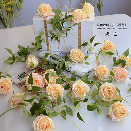 10pcs Realistic Artificial Silk Rose Flower Heads - 7cm Diameter Pink Dried Flowers for Wedding Wall Decor, Home Background, Party Arrangement & DIY Crafts