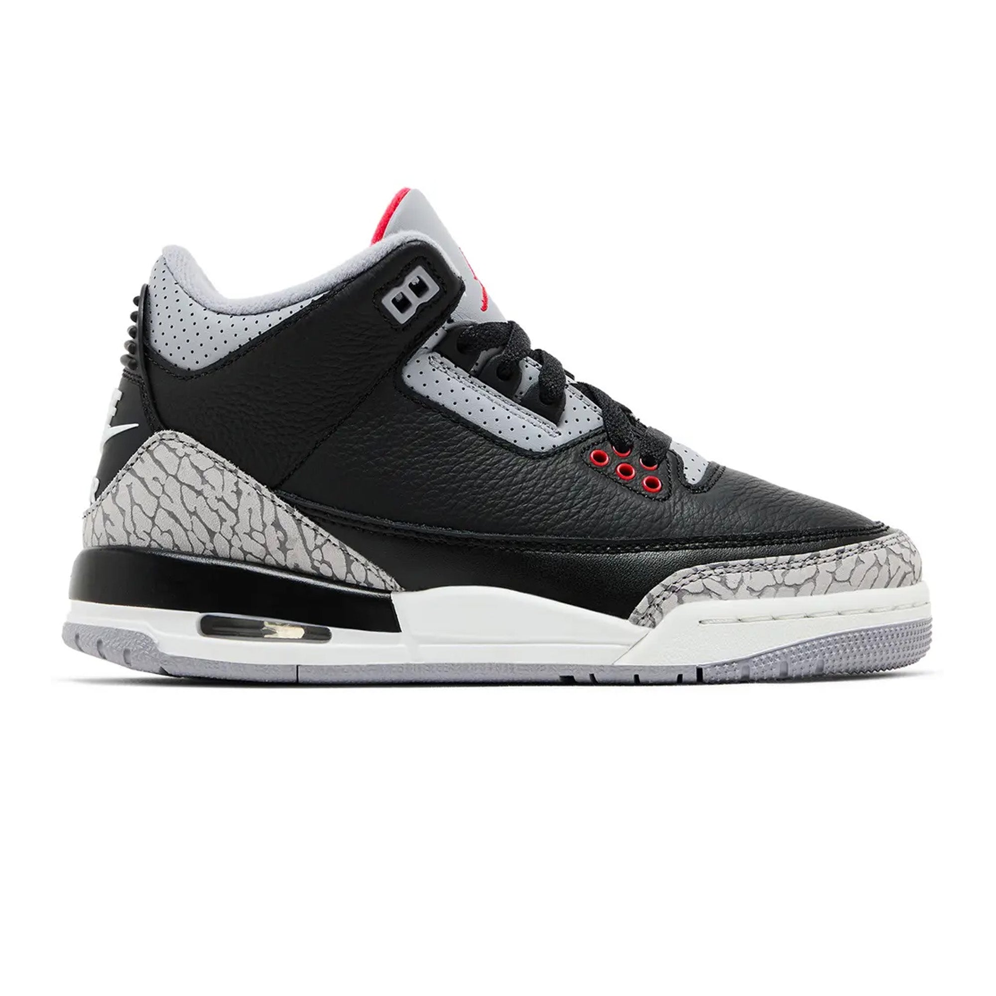 Air Jordan 3 Retro 'Black Cement' GS Sneakers (2024) - Men's Basketball Shoes for Court & Street Style | Perfect for NBA Games, Gym Workouts & Casual Fashion