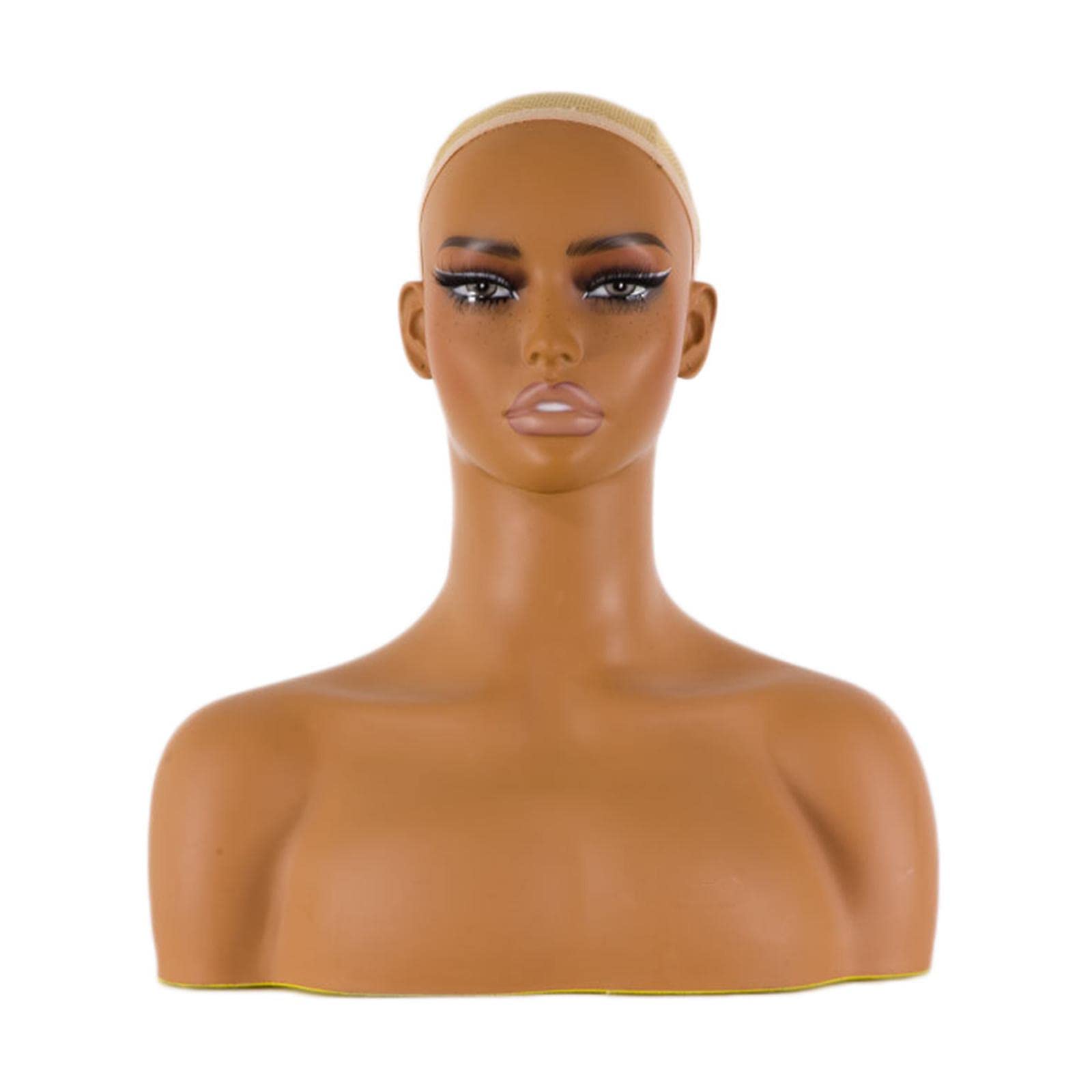 TOOYFUL Wig Head Mannequin Stand for Women - Adjustable Wig Display Holder for Hats, Glasses & Hairpieces | Perfect for Salon, Styling, Photography & Home Decor