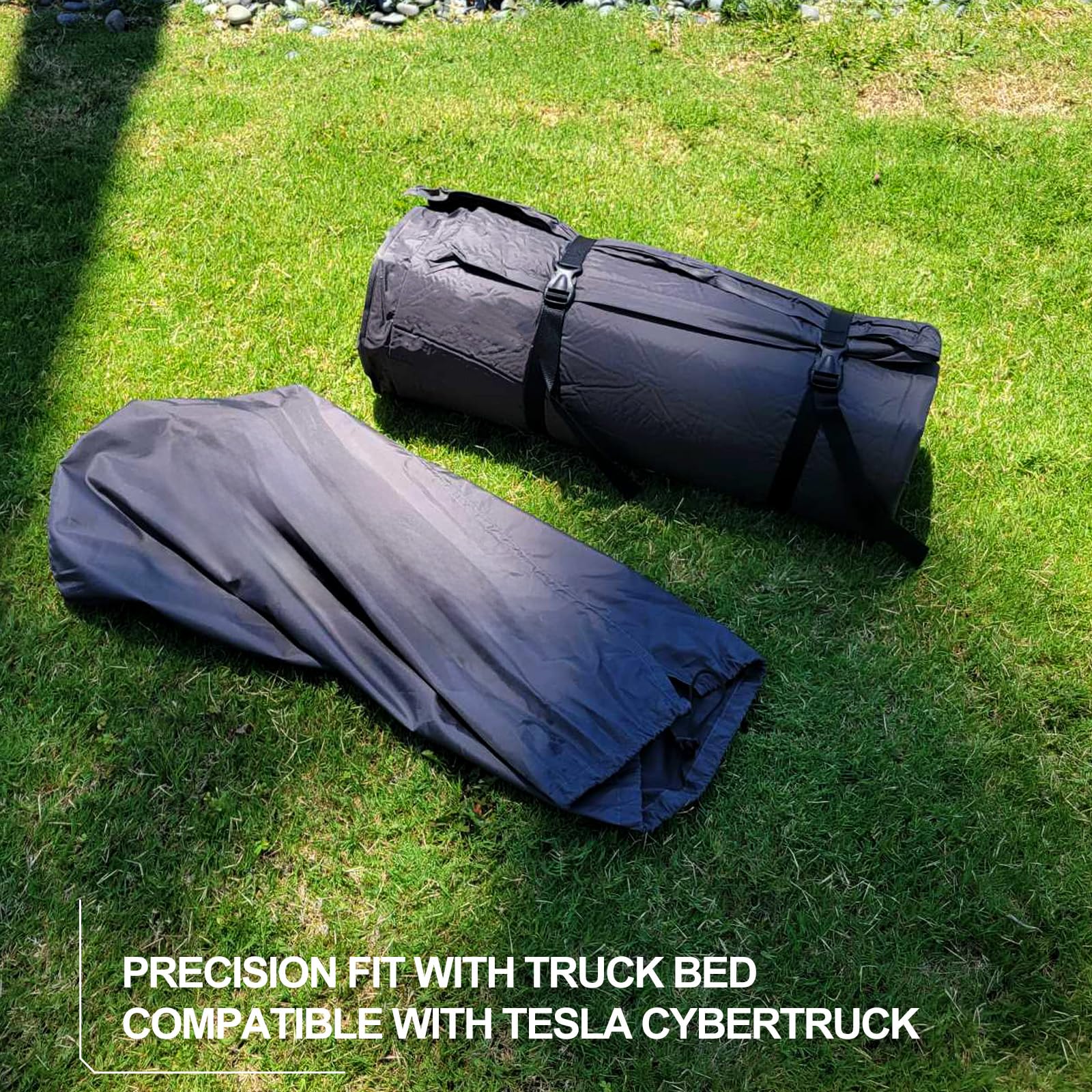 Tesla Cybertruck Air Mattress - Custom Fit Truck Bed Air Mattress with Built-in Pump & Carry Bag | Waterproof, Durable Camping Accessory for Travel, Road Trips & Outdoor Adventures | Perfect for Tesla Owners, Camping & Backyard Sleepovers