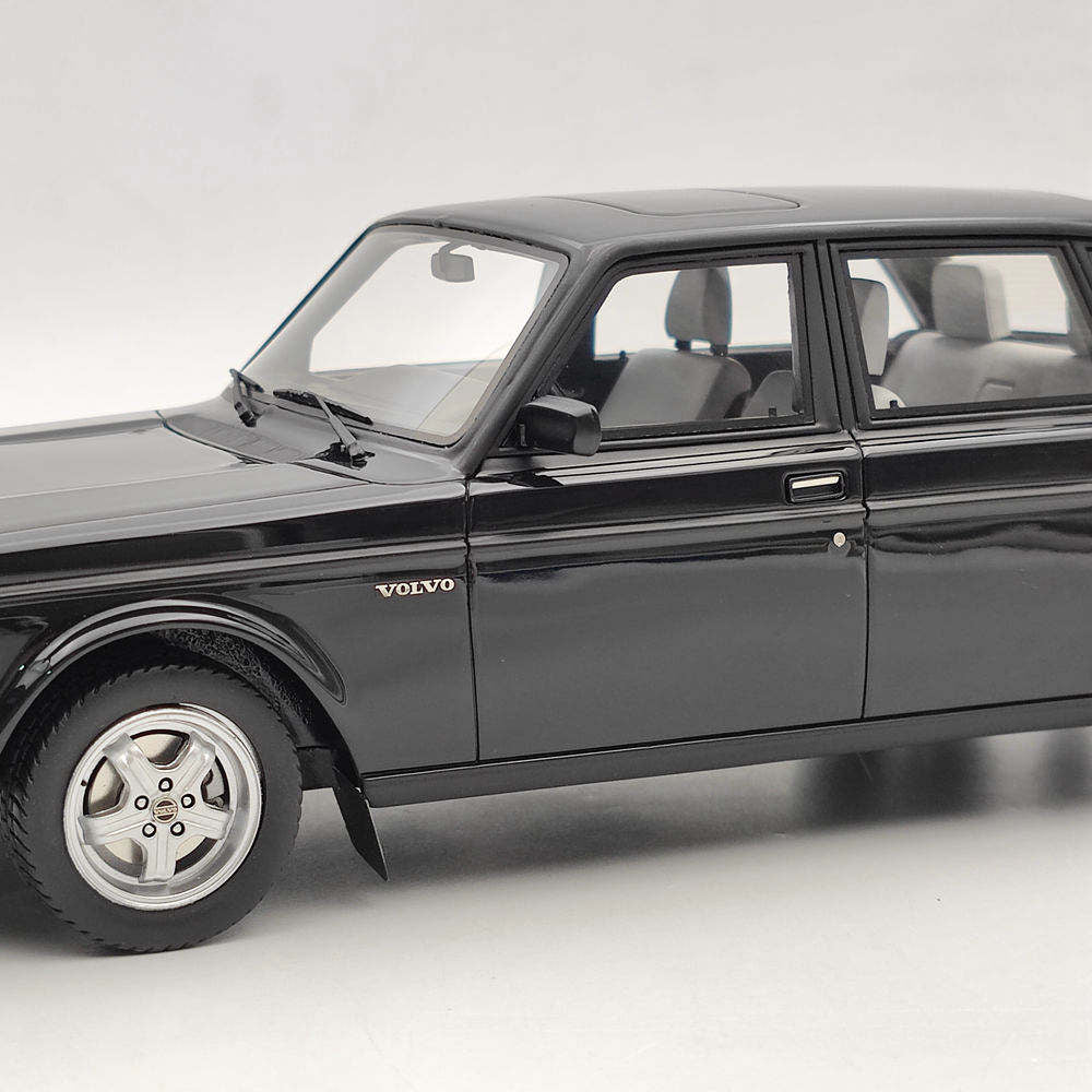 1/18 Scale Volvo 244 Turbo Resin Model Car - Limited Edition Black Collectible (DNA000116) | Perfect for Car Enthusiasts, Display Collections & Gift Giving
