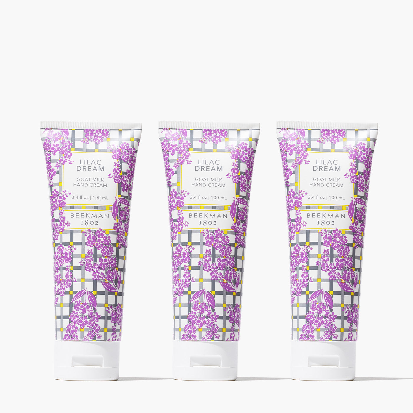 Lilac Dream Hand Cream Set of 3 - Ultra Moisturizing & Nourishing - Perfect for Dry Skin Care at Home, Office & Travel - Gift Ready Packaging