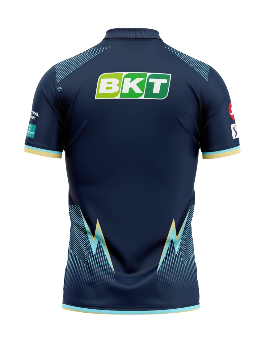 Gujrat Titans IPL Replica Cricket Jersey 2022 - Official GT Team Shirt for Cricket Fans | Perfect for Matches, Cosplay & Fan Events