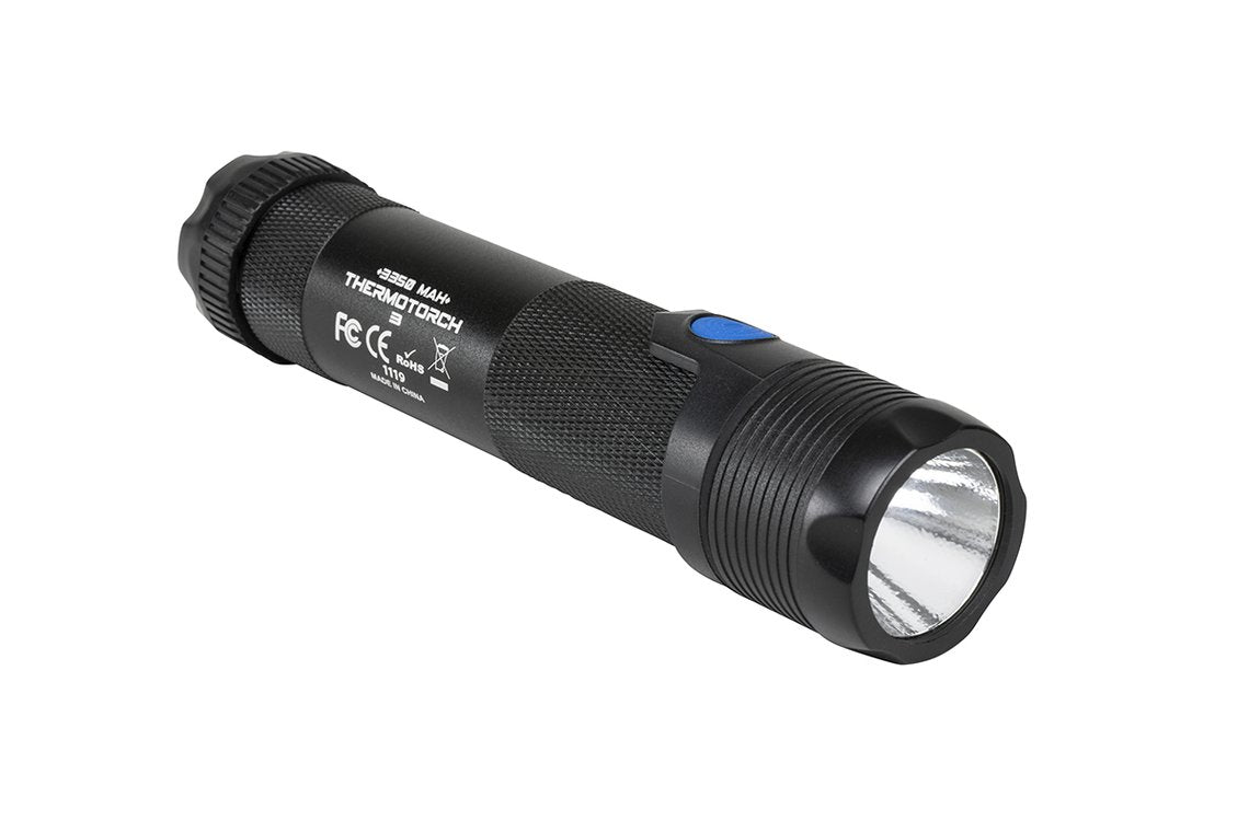 Celestron Elements ThermoTorch 3 - Black (94554) | Compact Hand Warmer & Flashlight for Outdoor Camping, Hiking, and Emergency Use