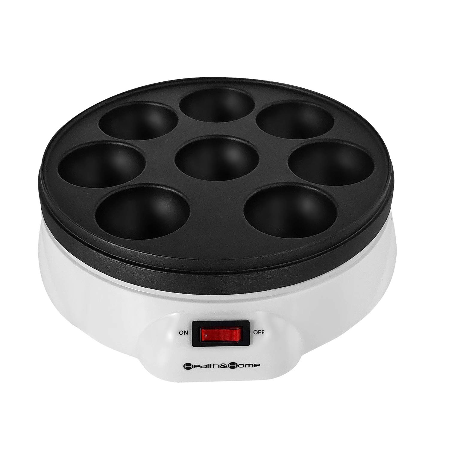 Electric Japanese Takoyaki Octopus Ball Pan - 8-Ball Nonstick Cake Pops Maker for Desserts, Danish Aebleskiver & Ebelskiver - Perfect for Home Cooking, Party Snacks & Street Food Style Treats