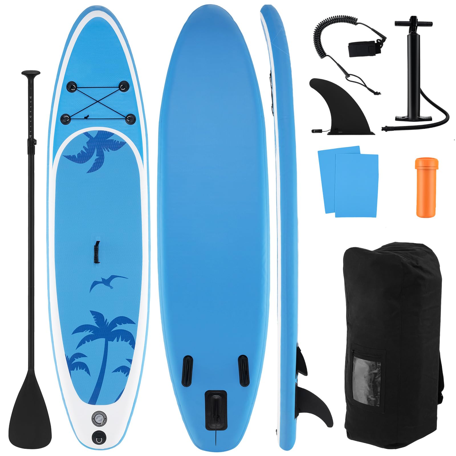 GYMAX Inflatable Stand Up Paddle Board (9.8'/10'/11' x 6