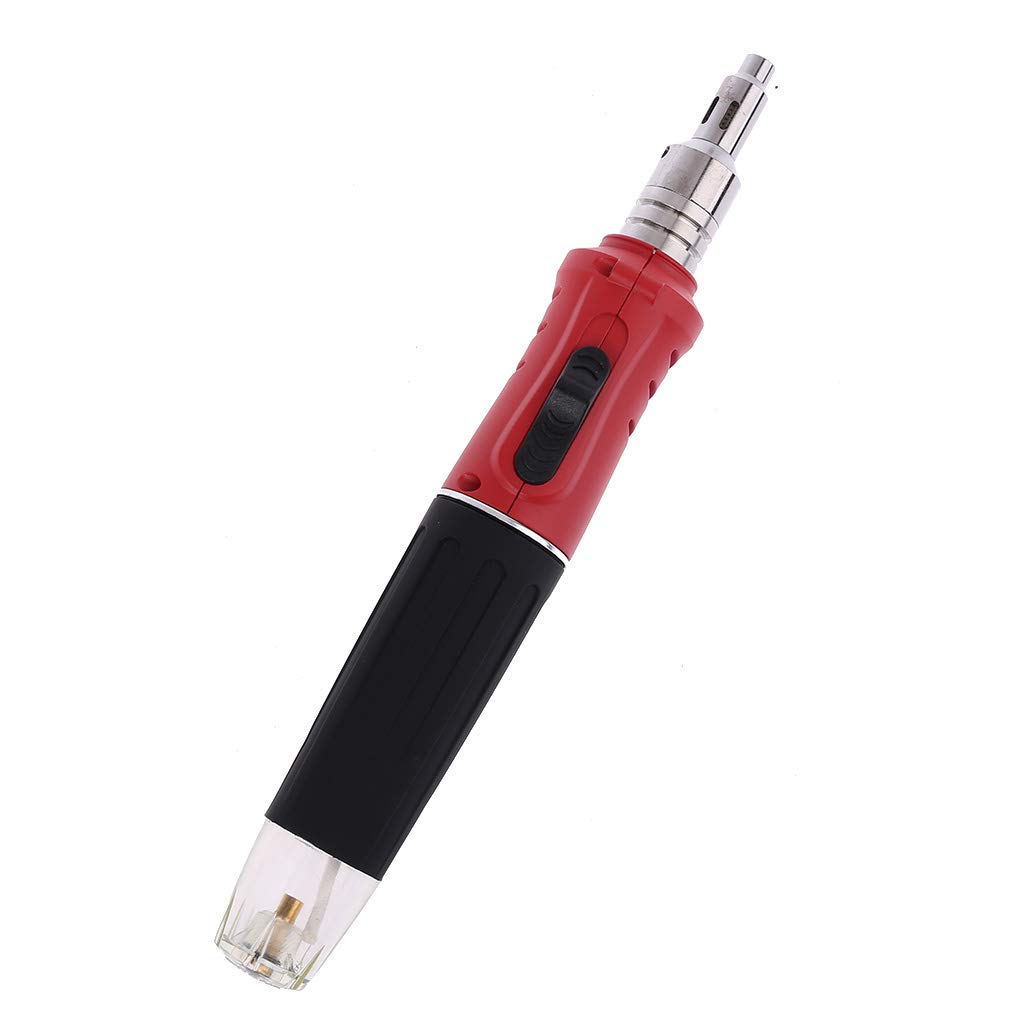 HS-1115K 10-in-1 Professional Butane Gas Soldering Iron Kit with 26ml Torch - Portable Welding Tool for Electronics Repair, Jewelry Making & DIY Projects