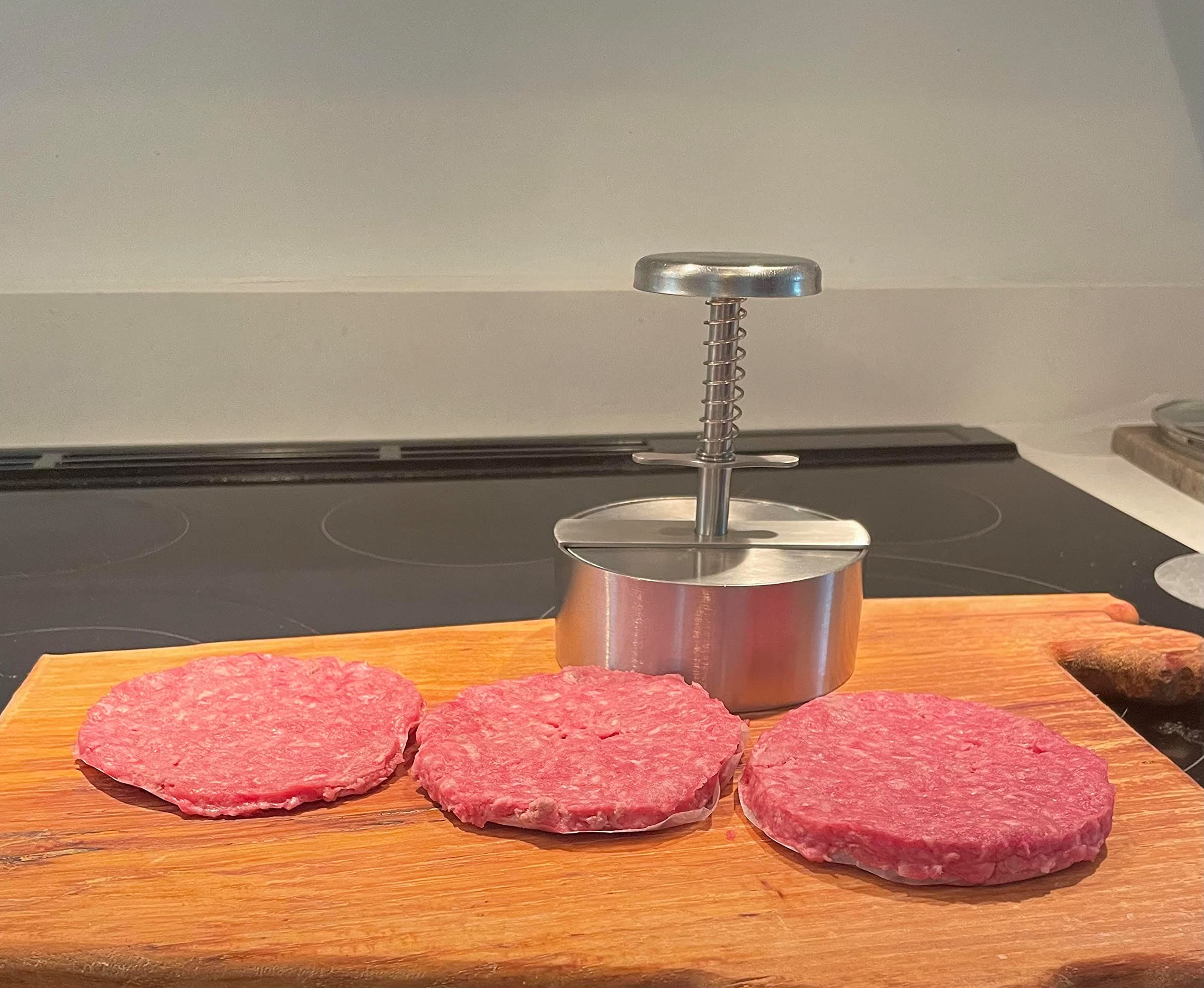 Stainless Steel XL Burger Press 5.5