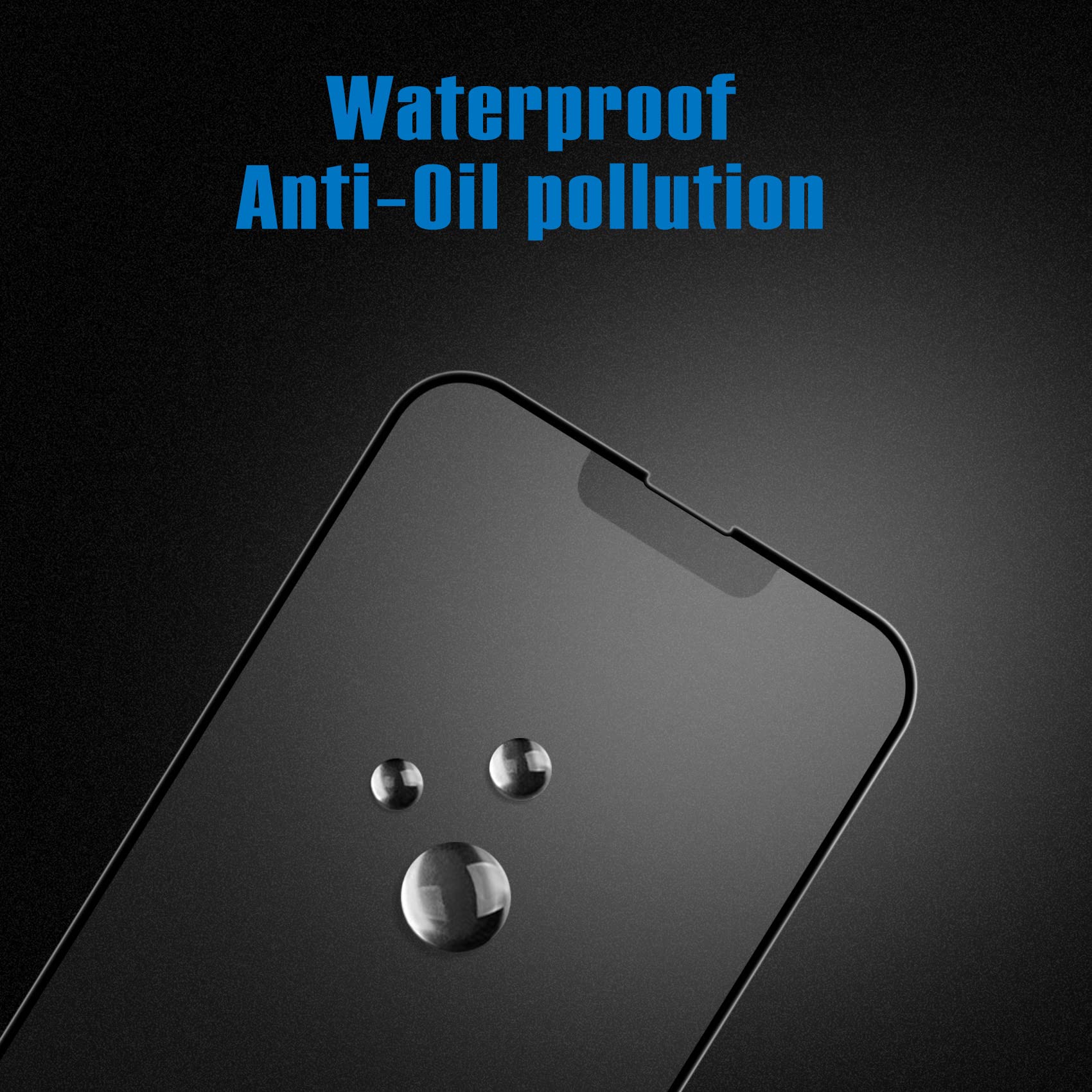 IQShield Anti-Glare Matte Tempered Glass Screen Protector for iPhone 13 Pro Max - HD Clear, Bubble-Free, Scratch Resistant (1 Pack) - Perfect for Outdoor Use, Reading & Gaming