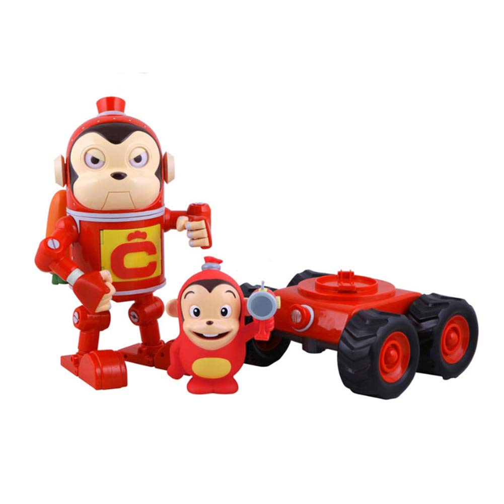 COCO Cocomong Talking Transformation Robocong Action Figure with Cocomong Figures - TV & Movie Collectible Toy for Kids, Gift for Fans, Role Play & Display