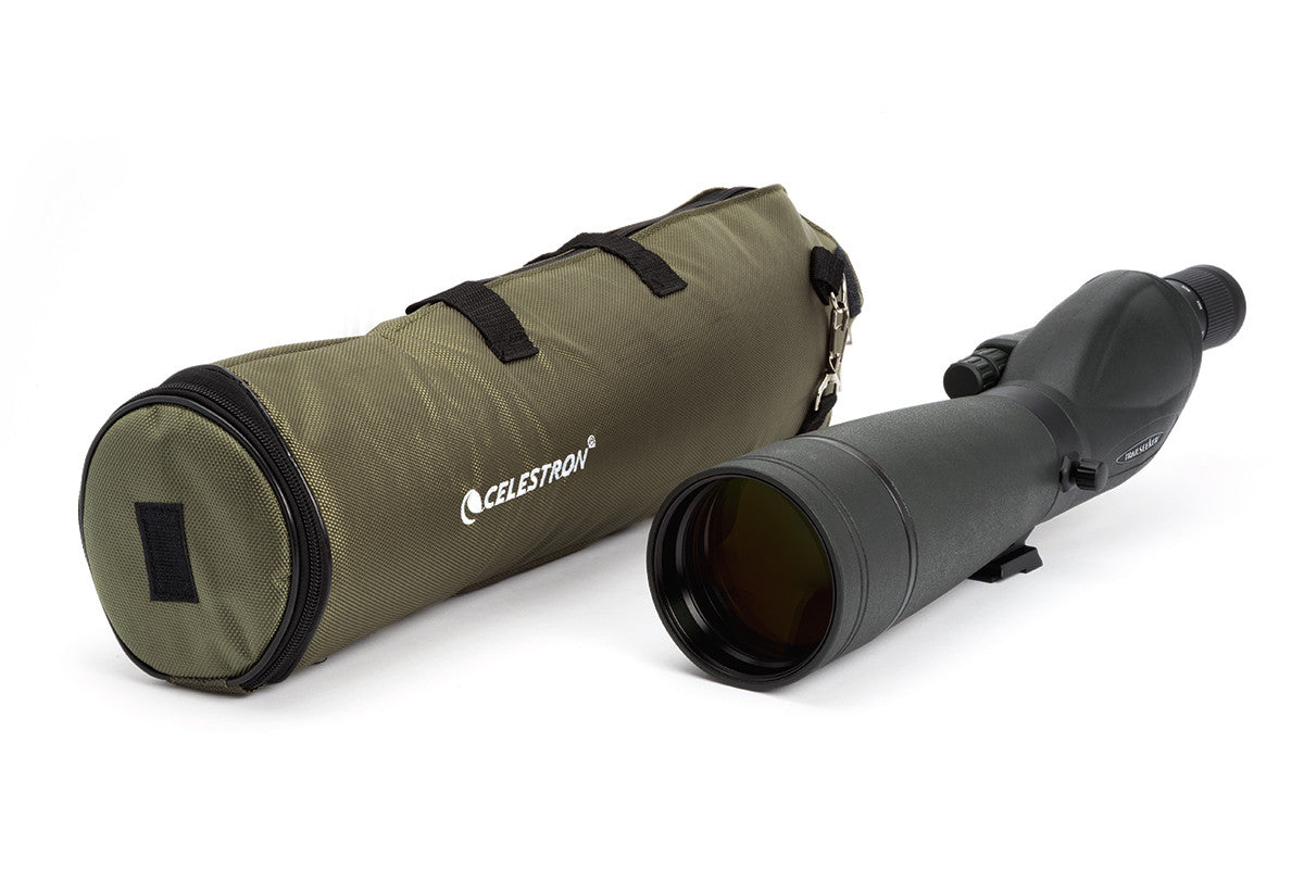 TrailSeeker 20-60x80 Straight Zoom Spotting Scope for Hunting, Bird Watching & Outdoor Adventures - High Power Magnification for Long Range Viewing
