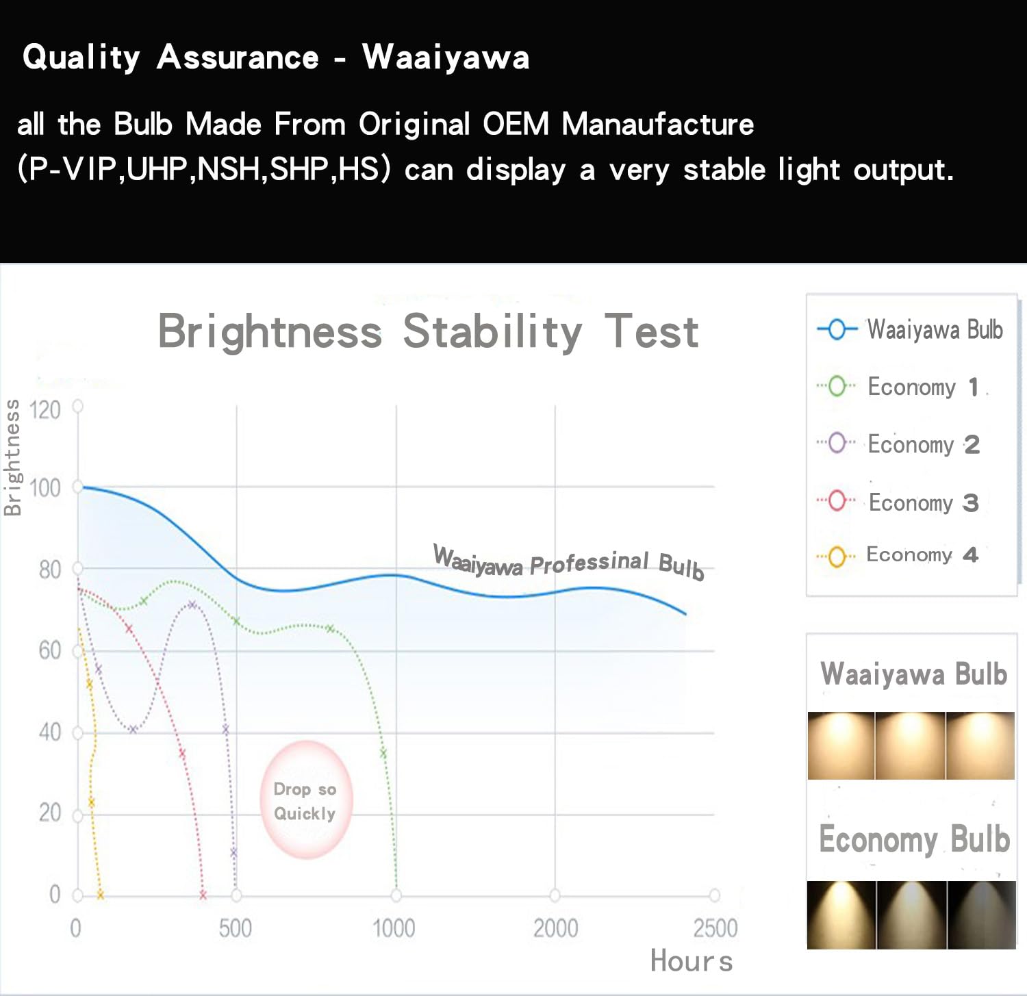 Original Genuine UHP 225W Bulb for Optoma PRO150S & PRO250X Projectors - 1 Year Warranty - Perfect for Home Theater, Office Presentations & Classroom Projections