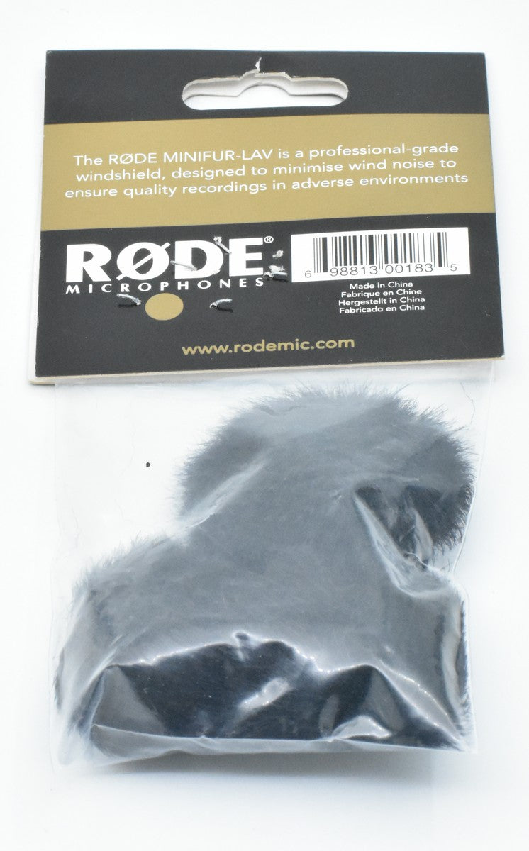 RODE Synthetic Mini Fur Windshield for Lavalier Microphones (3 Pack) - Open Box Excellent Condition - Perfect for Outdoor Interviews, Vlogging & Field Recording