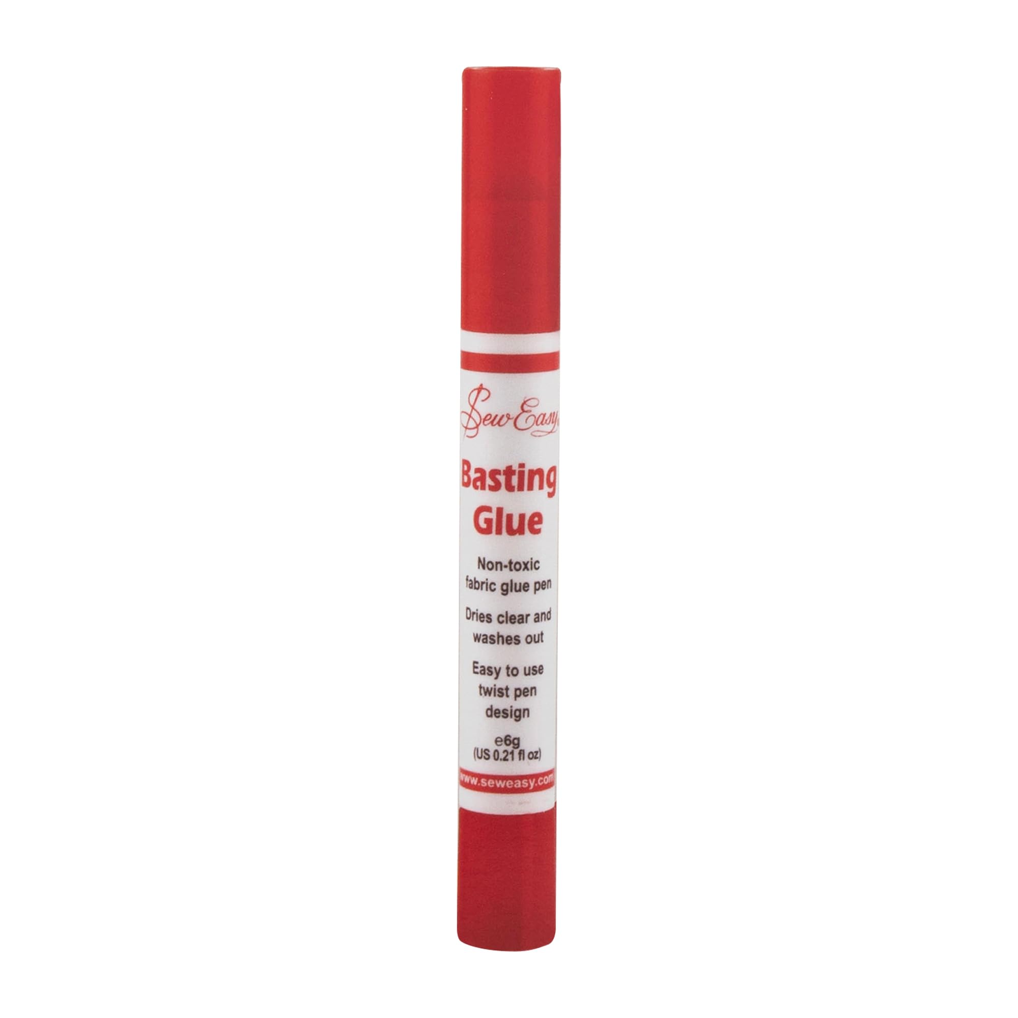 Tacony Non-Toxic Fabric Glue Pen - Washable Adhesive for Sewing, Quilting & DIY Crafts - Perfect for Fabric Basting, Hemming & Scrapbooking Projects