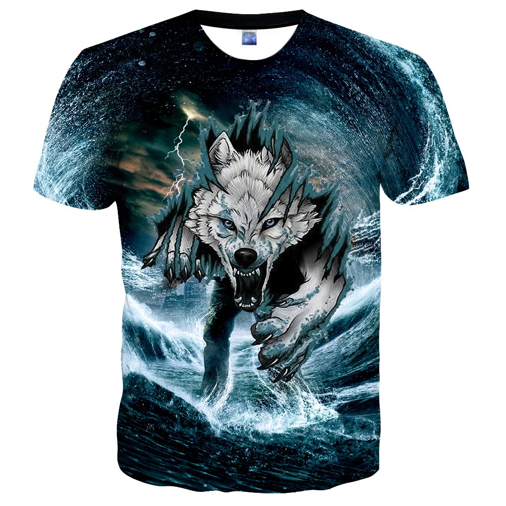 EOWJEED Unisex 3D Graphic Print T-Shirts - Casual Short Sleeve Tee Tops for Men & Women | Perfect for Streetwear, Summer Outfits and Everyday Casual Wear