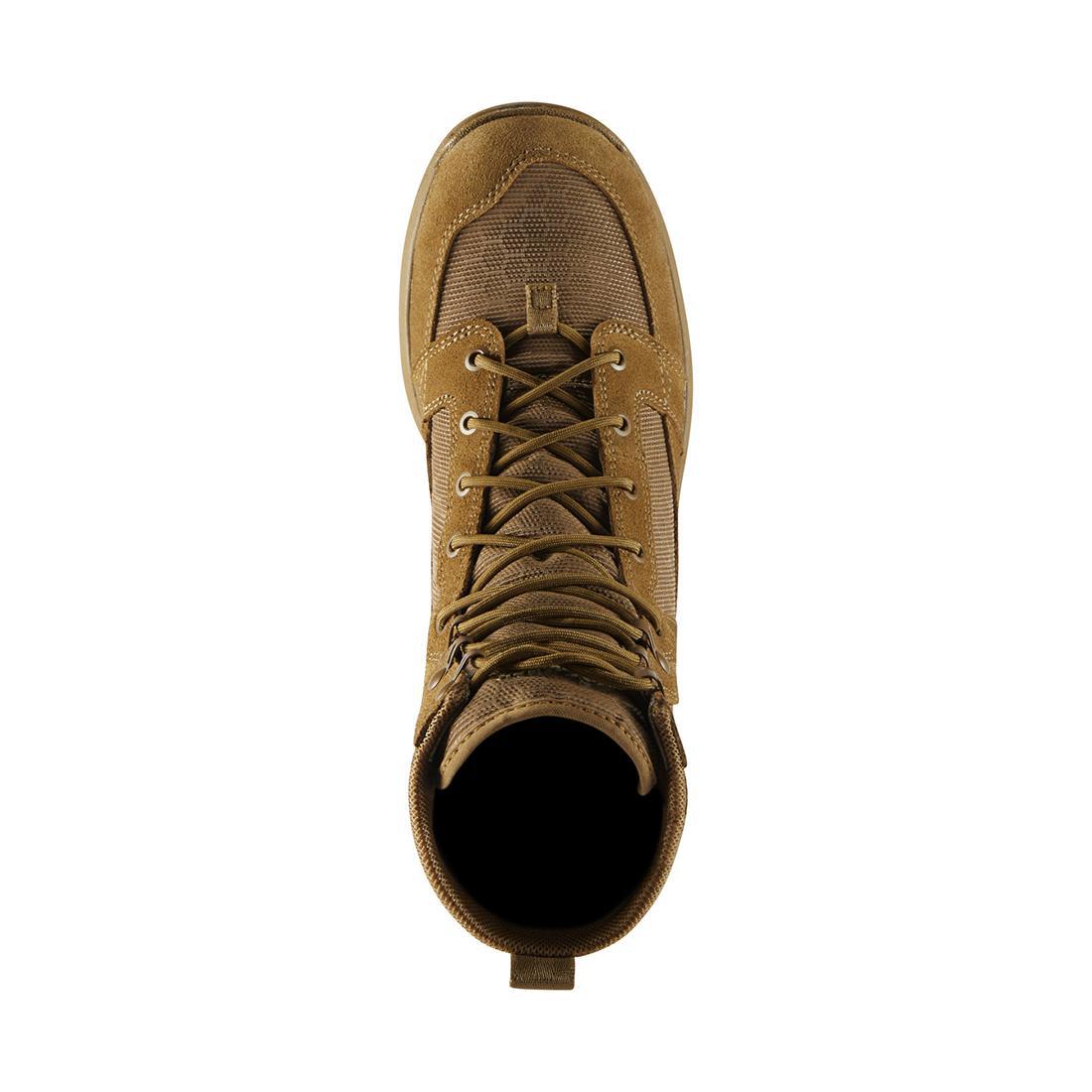 Resurgent Military 8 Hot Tactical Boots - Coyote Brown Combat Boots for Outdoor Hiking, Airsoft & Survival Training