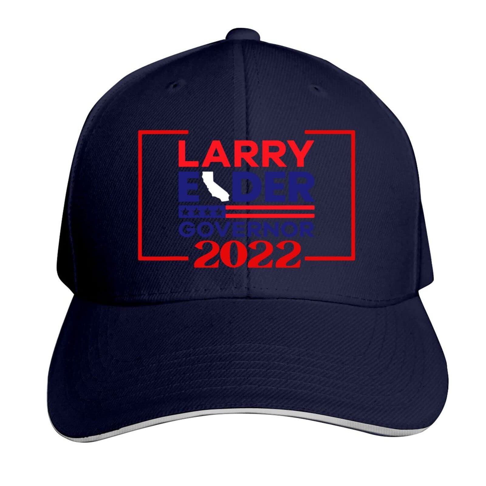 Larry Elder California Governor Election Unisex Baseball Cap - Cowboy Style Plain Dad Hat for Men & Women | Perfect for Political Campaigns, Outdoor Events & Casual Wear