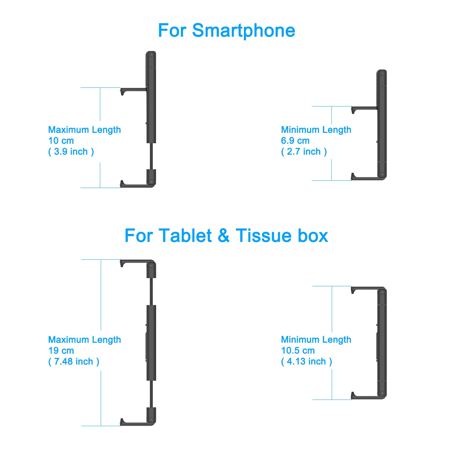 Universal Kitchen Wall Mount Holder for iPad Air/Mini/Pro 10.5