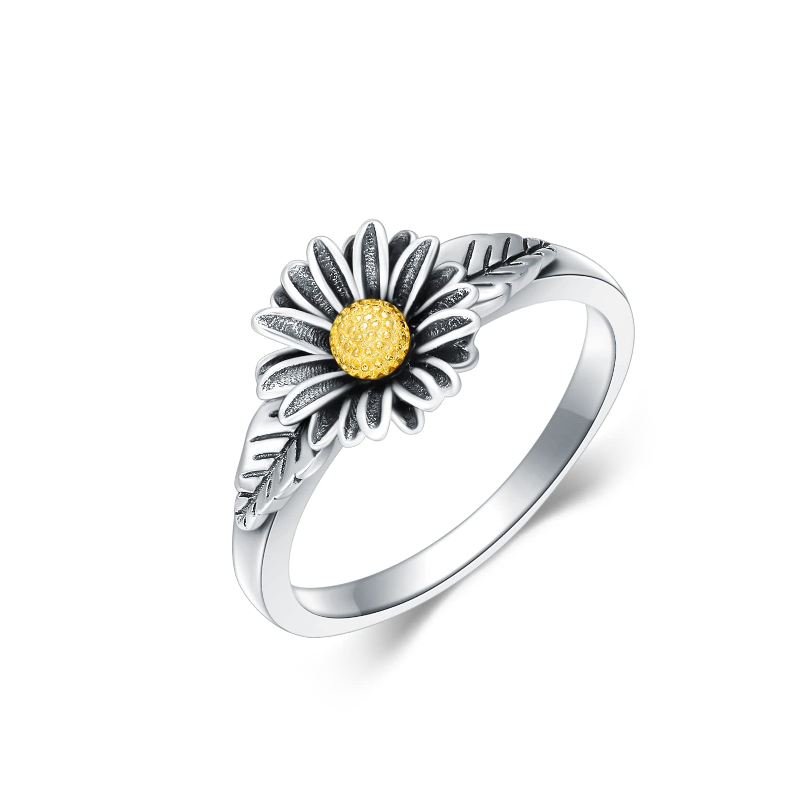 Vintage 925 Sterling Silver Birth Flower Rings for Women - Elegant Birthday Jewelry Gifts for Mom, Wife, Daughter | Perfect for Anniversaries, Mother's Day & Special Occasions