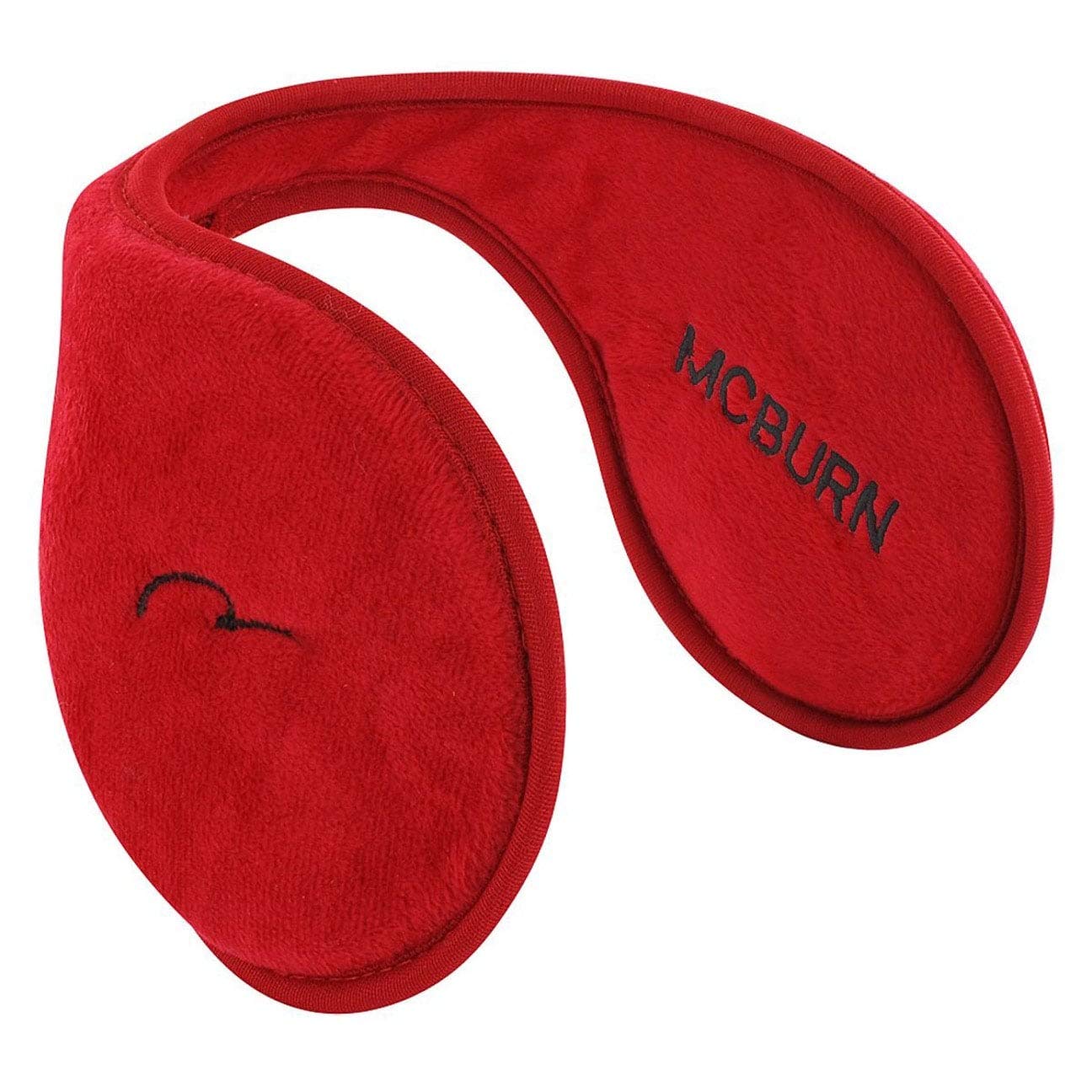 Red Ear Warmers for Women & Men - Soft Winter Headband for Running, Skiing & Outdoor Activities