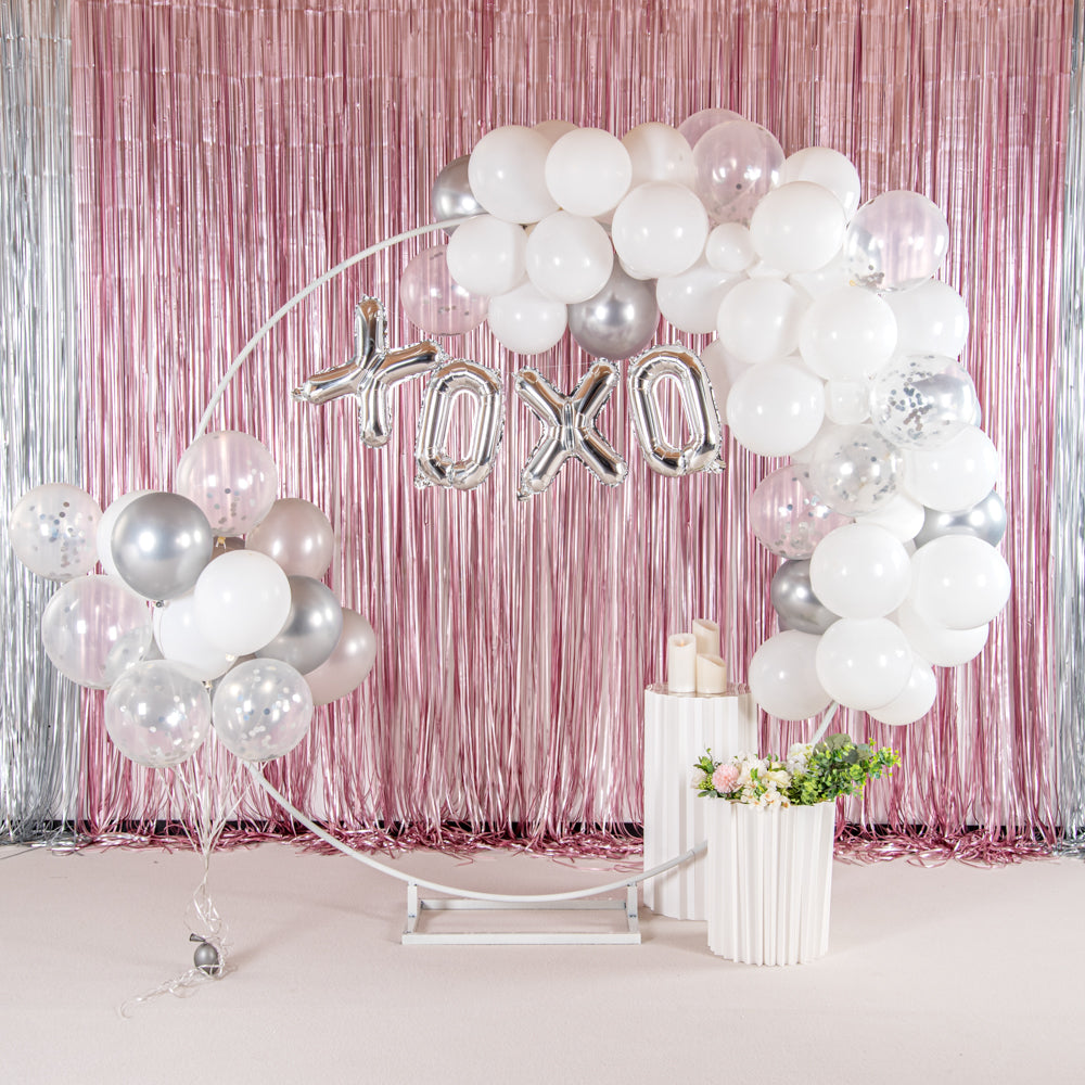 Balloonify Silver Mylar Letter X Balloon - 16 Inch Large Foil Alphabet Balloon (1 Count) for Birthday Parties, Baby Showers & Graduation Decorations