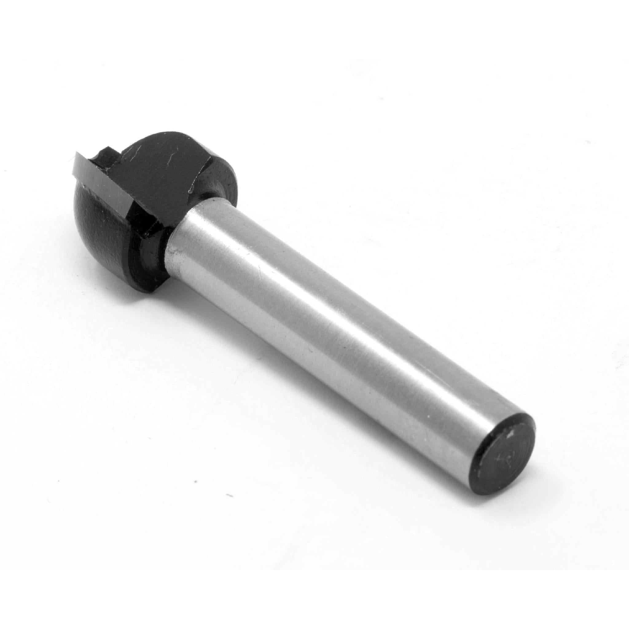 WEN RB202CB 1/2 Inch Core Box Carbide Tipped Router Bit with 1/4 Inch Shank - Perfect for Woodworking, Cabinetry, and Decorative Edge Profiling