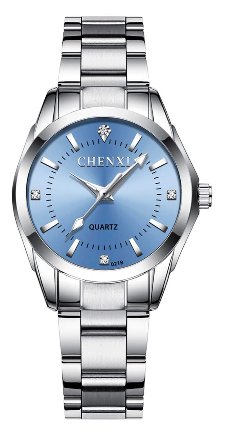 Gosasa Women's Classic Stainless Steel Quartz Watch - Waterproof & Luminous for Business & Casual Wear