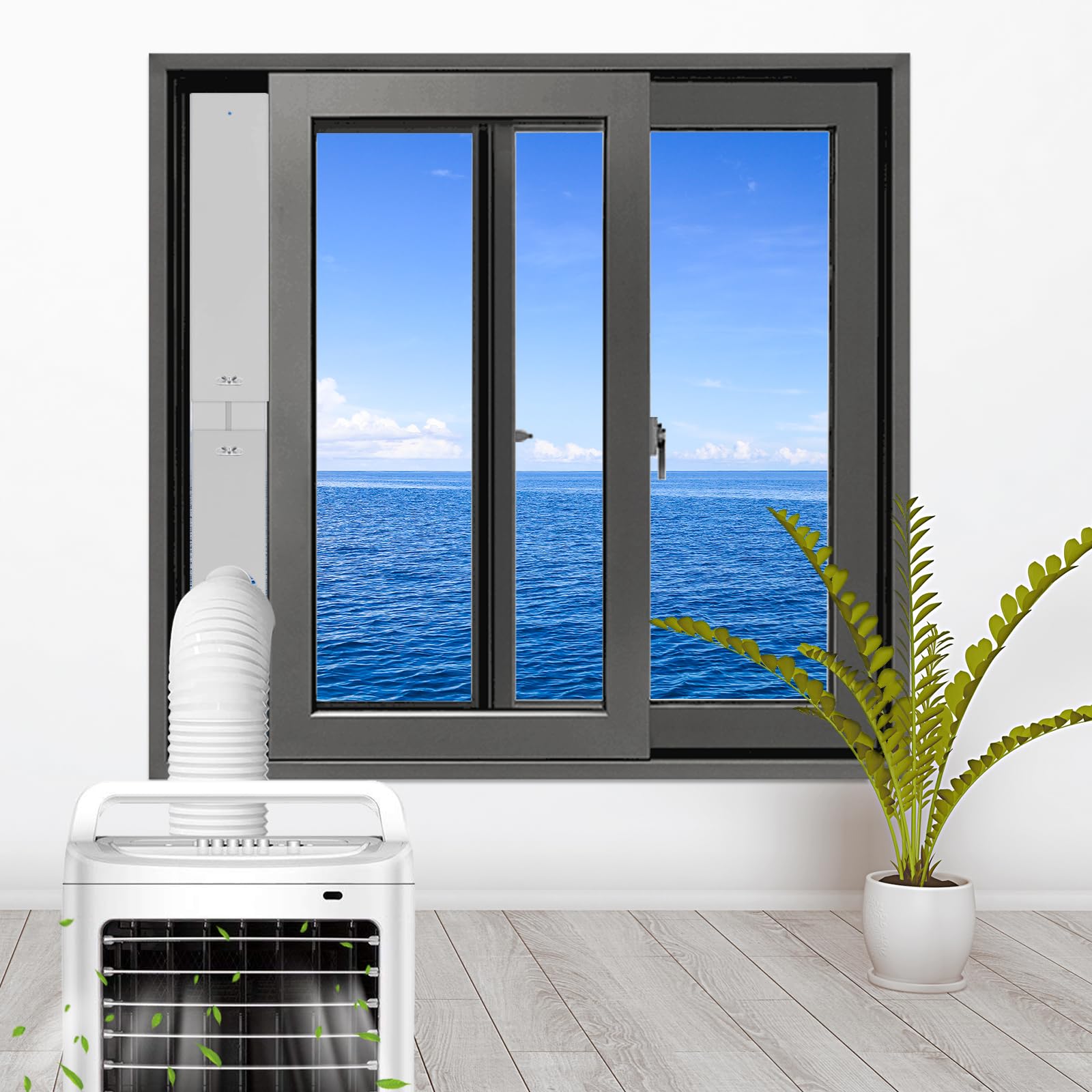 Universal Portable Air Conditioner Window Vent Kit - 5.9