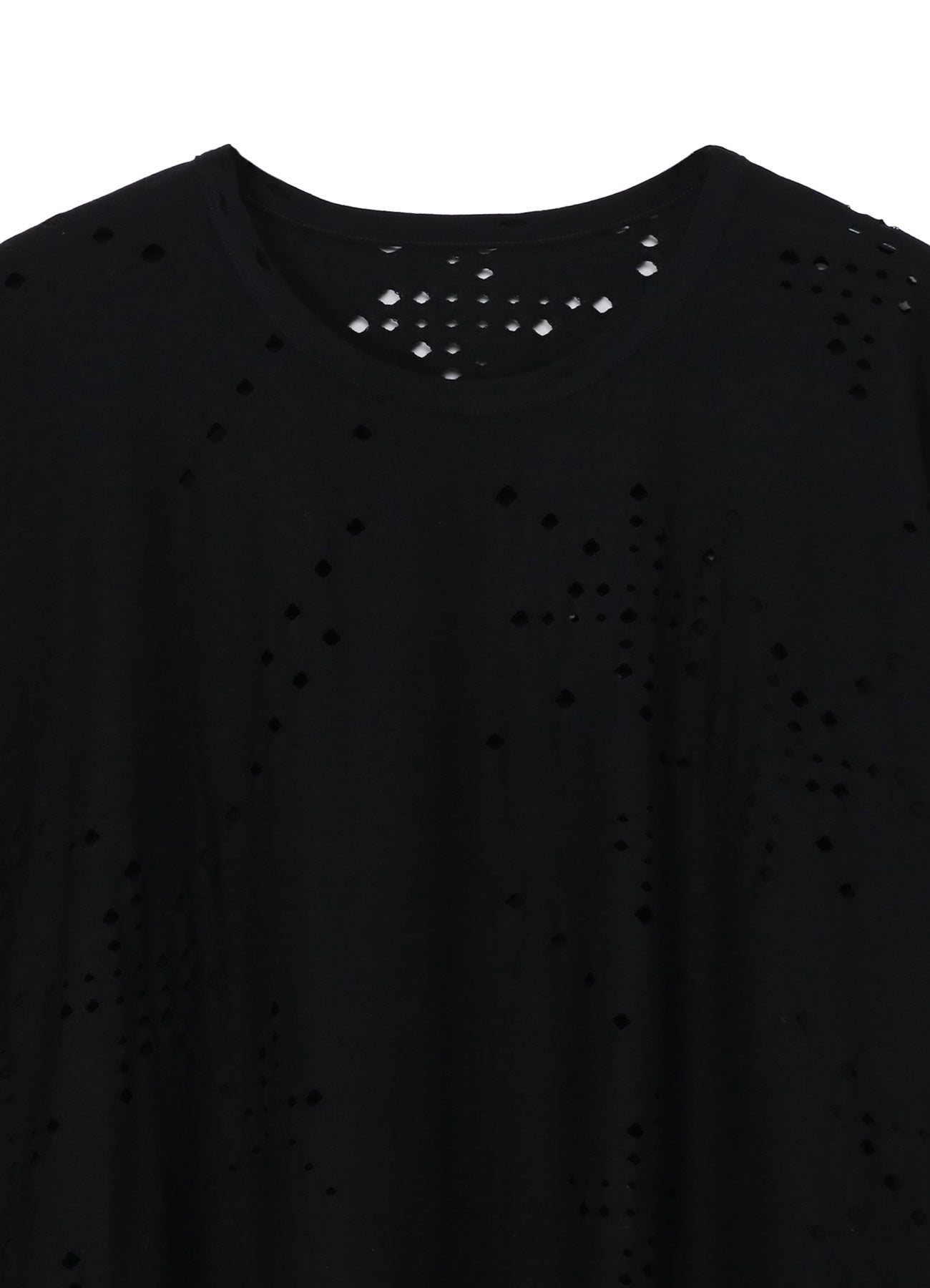 Breathable Cotton Jersey T-Shirt with Unique Hole Design - Perfect for Casual Wear, Summer Outfits, and Street Style Fashion