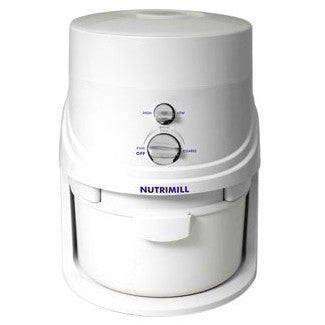 NutriMill Grain Mill - High-Speed Electric Grain Grinder for Flour, Seeds & Spices - Perfect for Home Baking, Gluten-Free Cooking & Healthy Meal Prep
