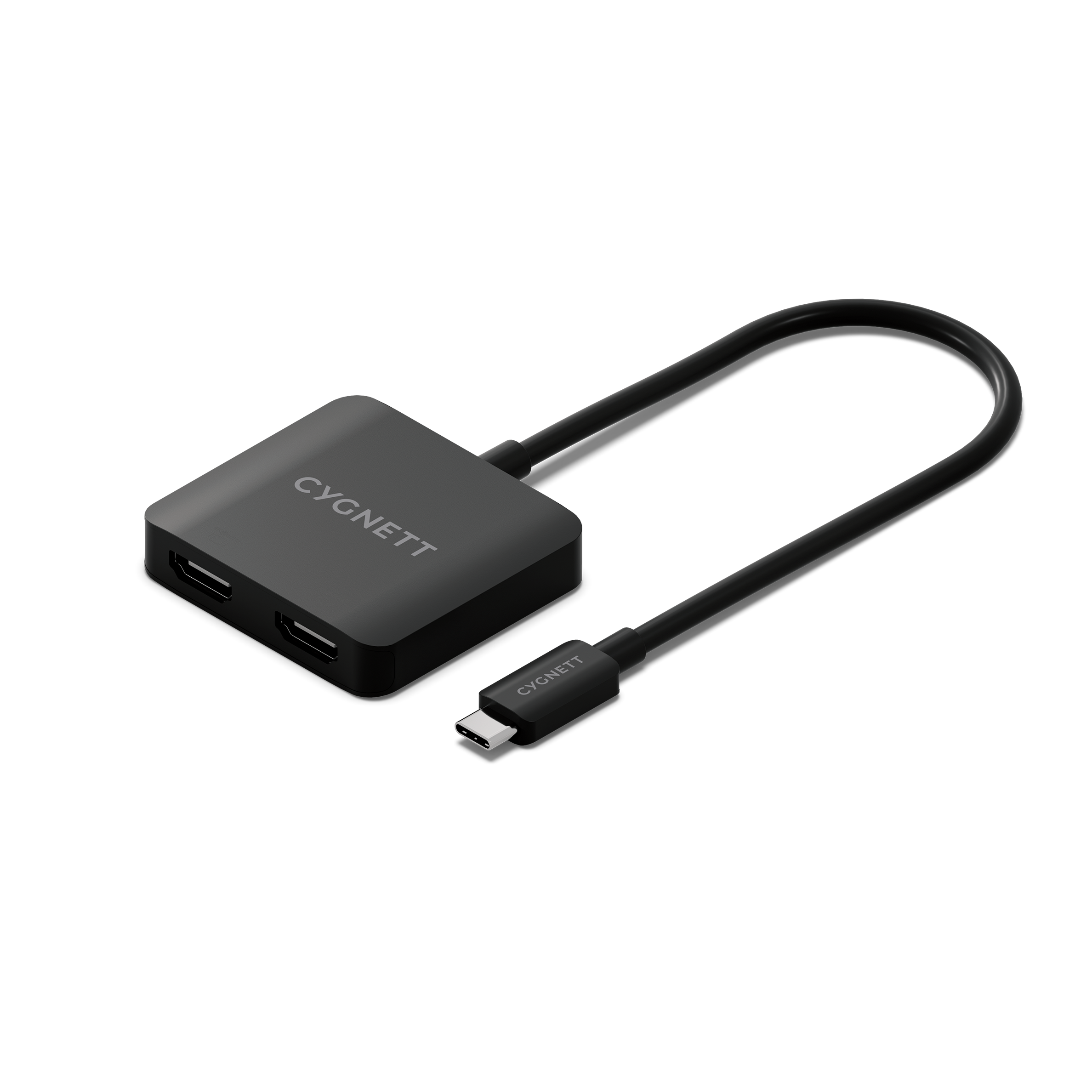 2 in 1 USB C Hub with Dual HDMI Ports - 4K Ultra HD Adapter for MacBook Pro/Air, Dell XPS, Chromebook - Perfect for Home Office, Gaming & Multi-Screen Setup