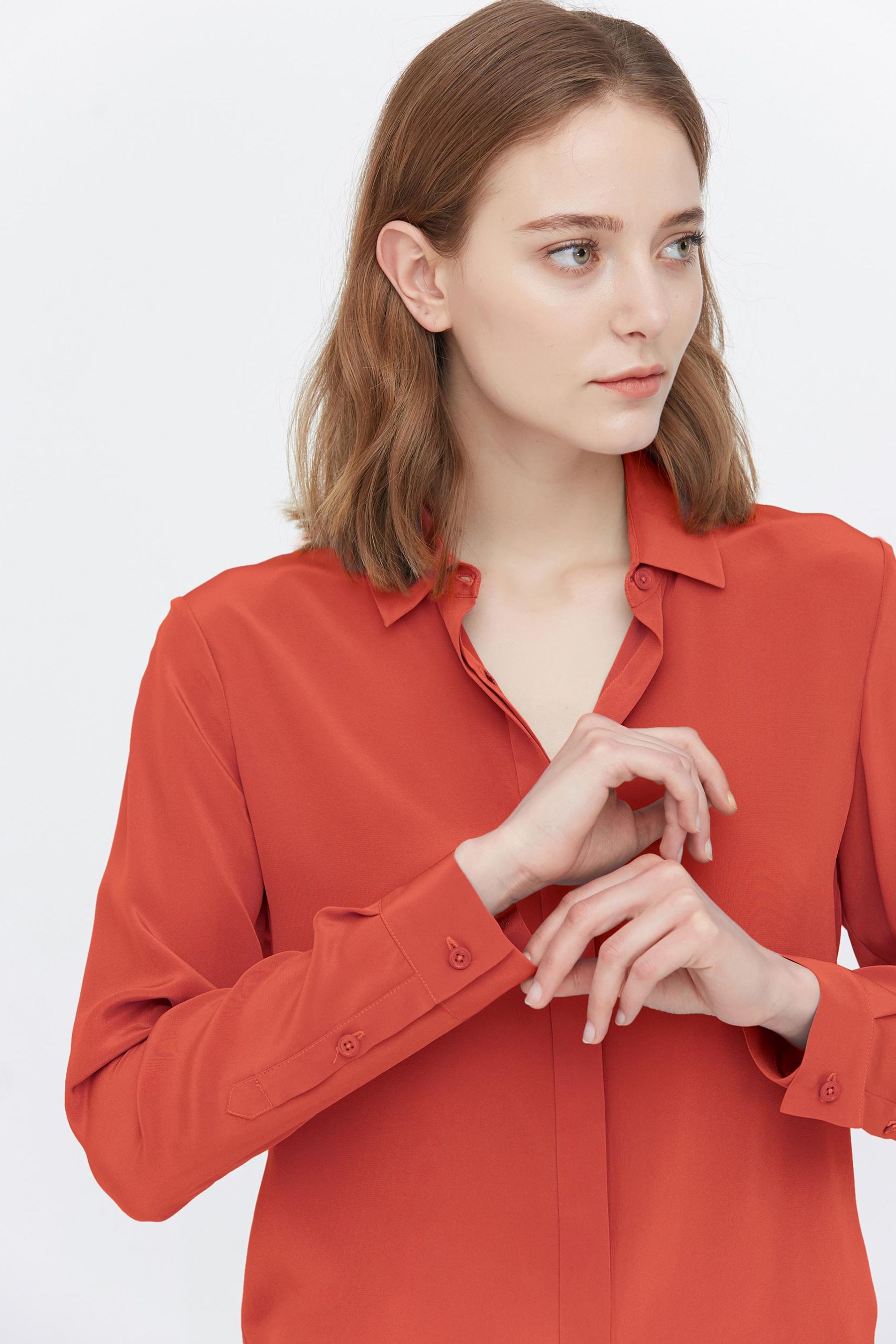 Premium Silk Shirt for Women - Soft & Breathable Daily Wear Blouse - Perfect for Office, Date Night & Casual Outfits