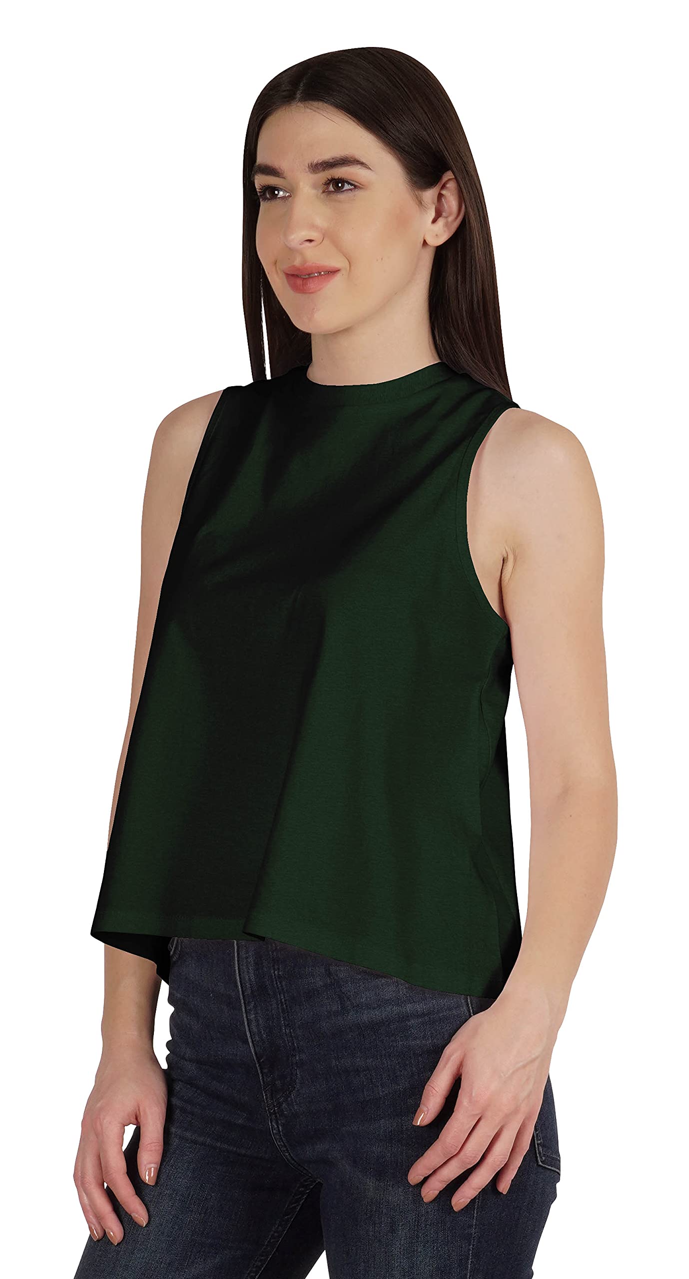 Inkmeso Women's Workout Crop Tops - Flowy Yoga Tank Tops for Gym, Running & Casual Wear | Breathable Summer Athletic Shirts