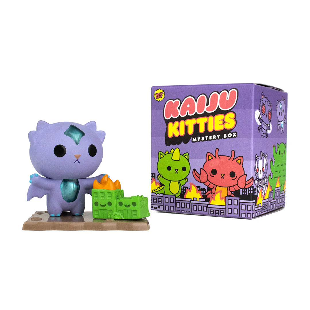 Kaiju Kitties Mystery Box Series 1 - Collectible Cute Monster Cat Figures for Kids & Adults | Perfect for Gifts, Display & Anime Collections